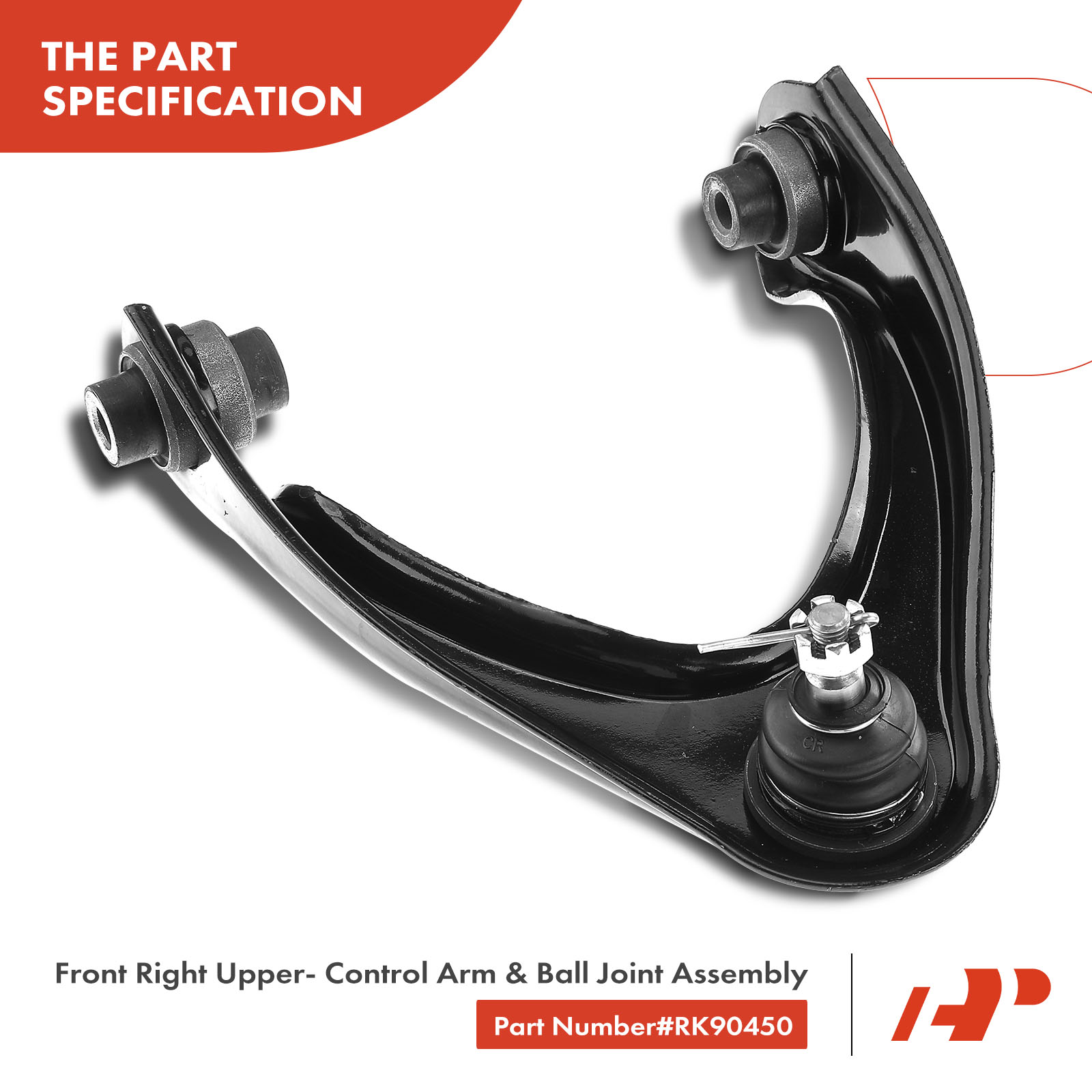 APCA3809 Front Right Upper Control Arm & Ball Joint Assy - Image 5