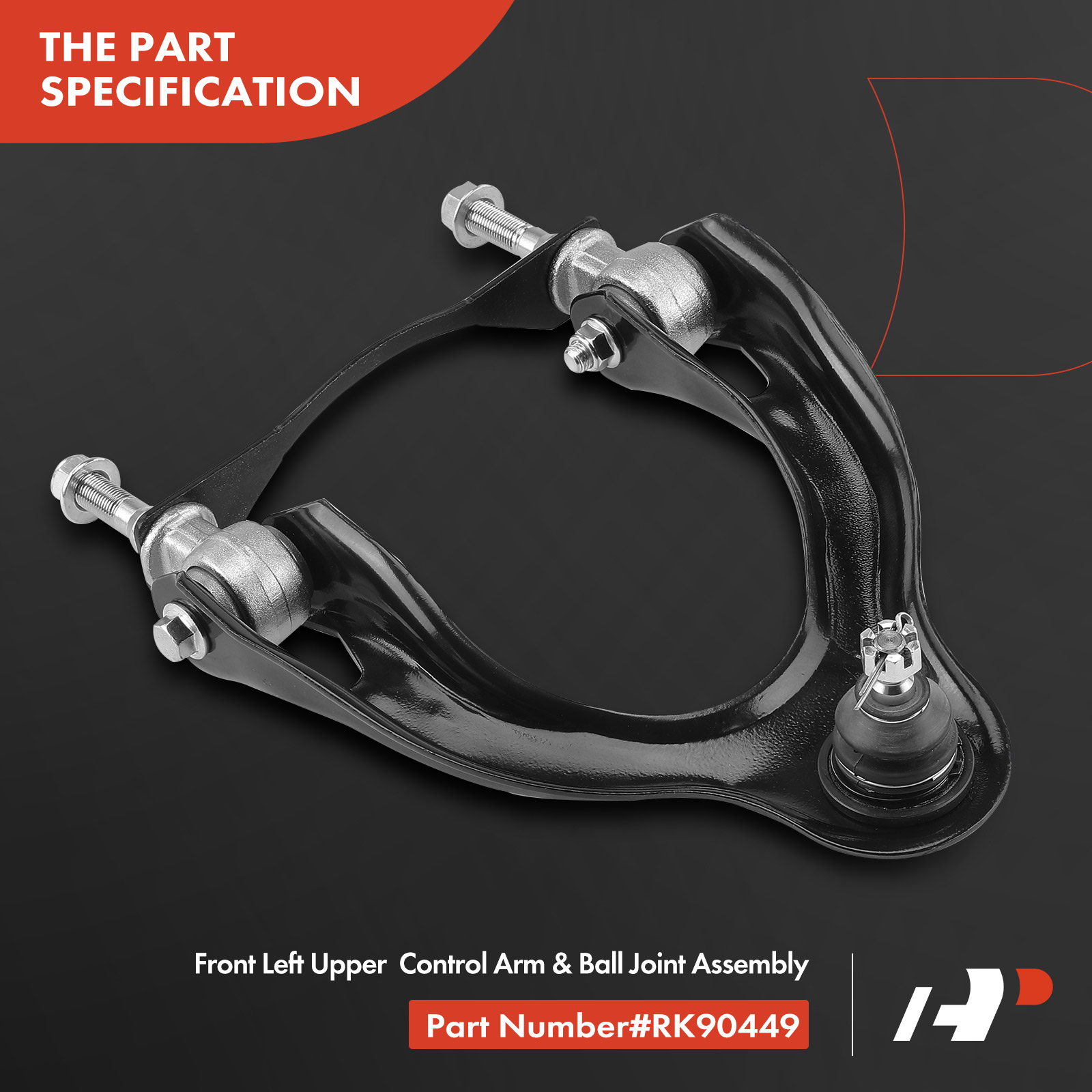 APCA4260 Front Left Upper Control Arm with Ball Joint - Image 5