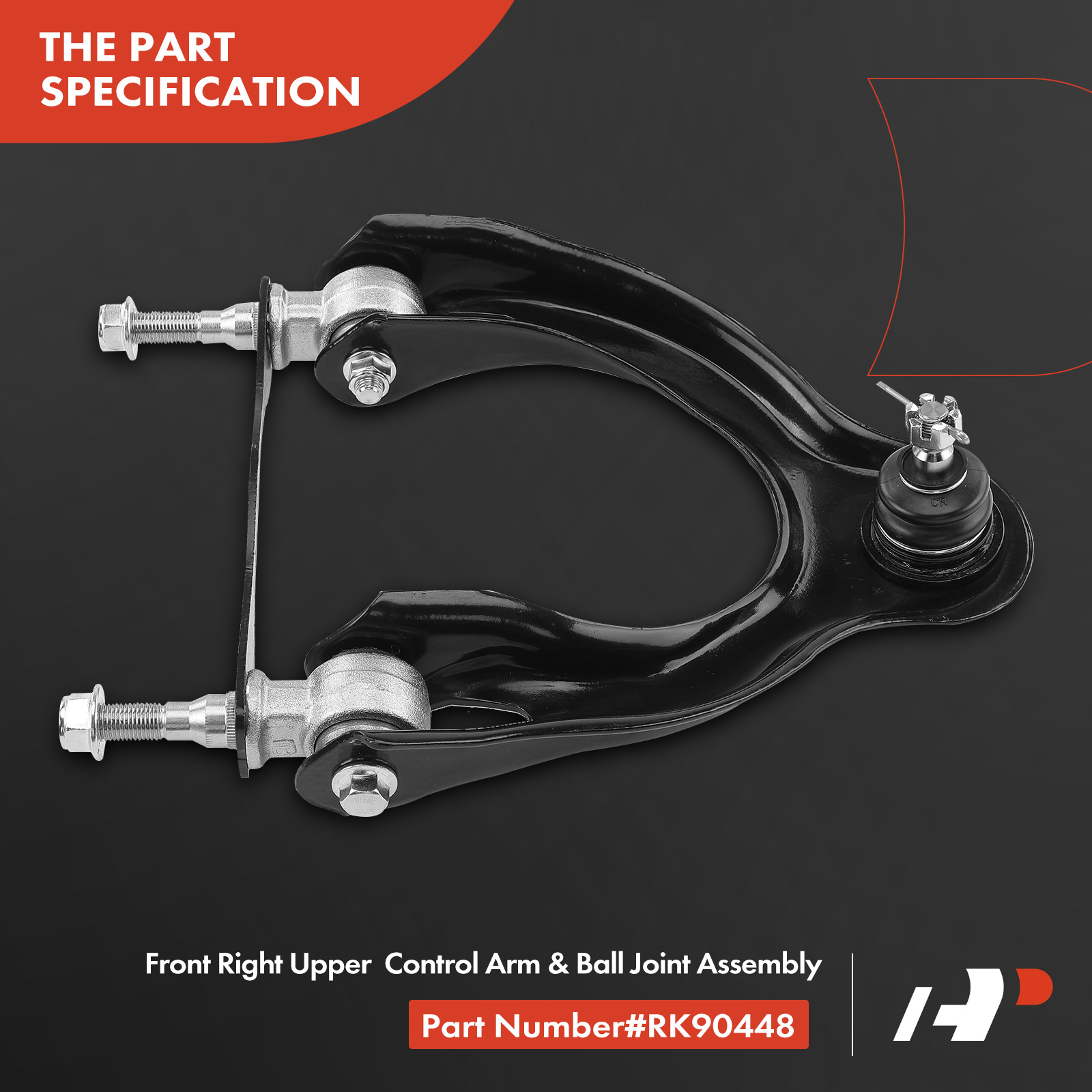 APCA4261 Front Right Upper Control Arm with Ball Joint - Image 4