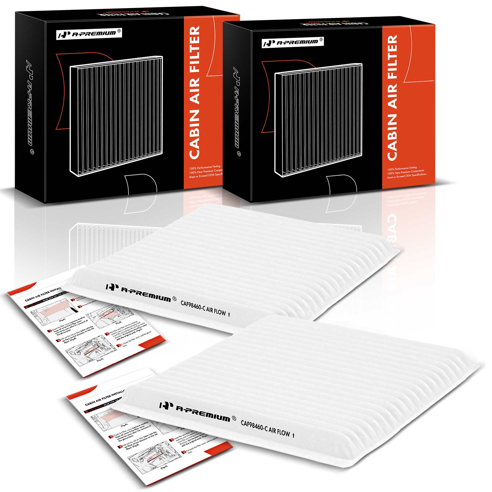 APCA4657 2x Cabin Air Filters