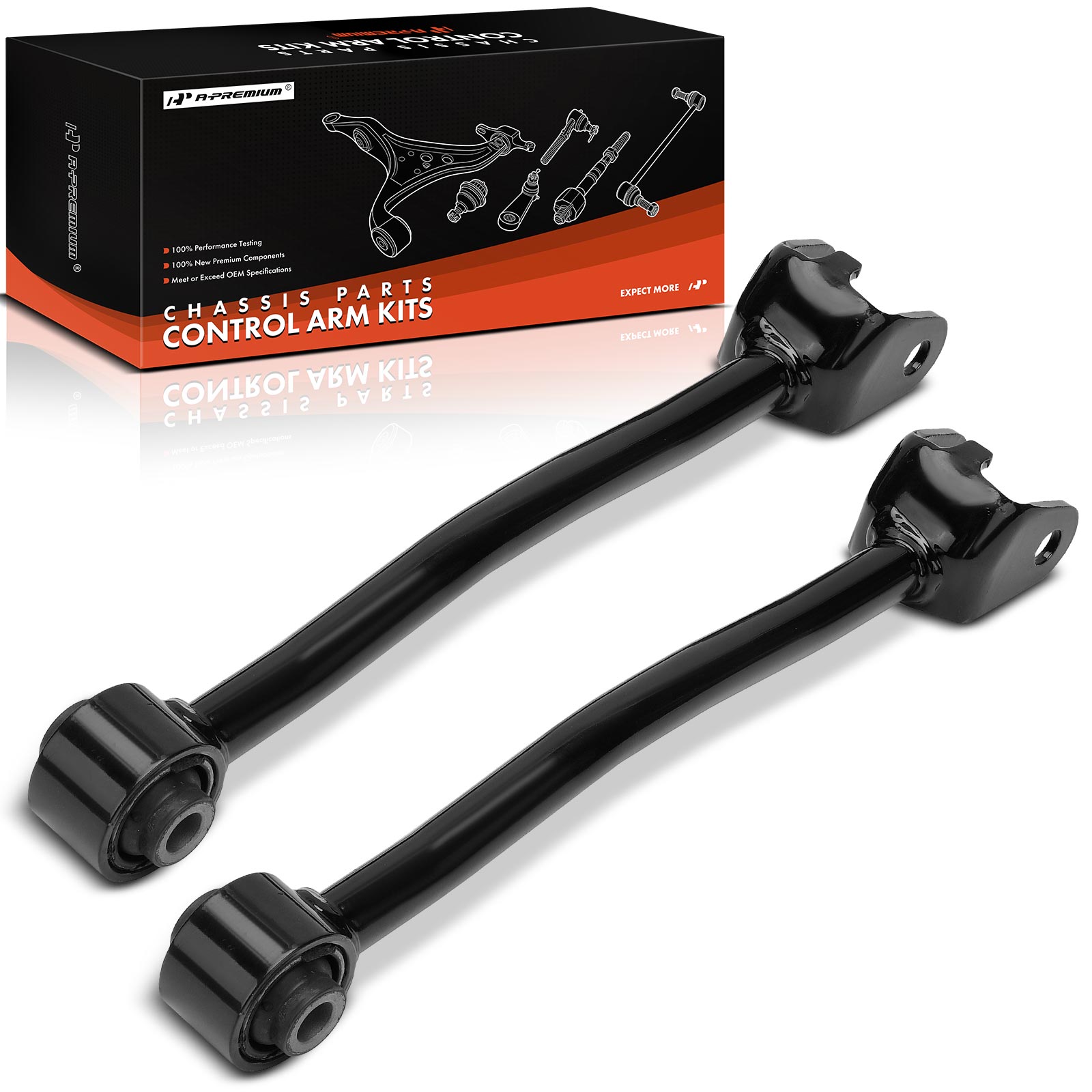 APCA6830 2 Pcs Rear Lower Forward Lateral Arm