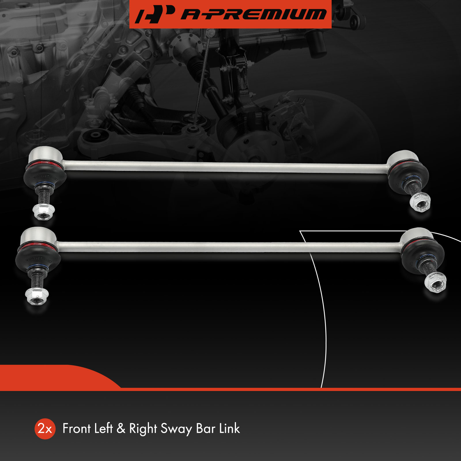 APCA6900 2 Pcs Front Stabilizer Bar Link - Image 2