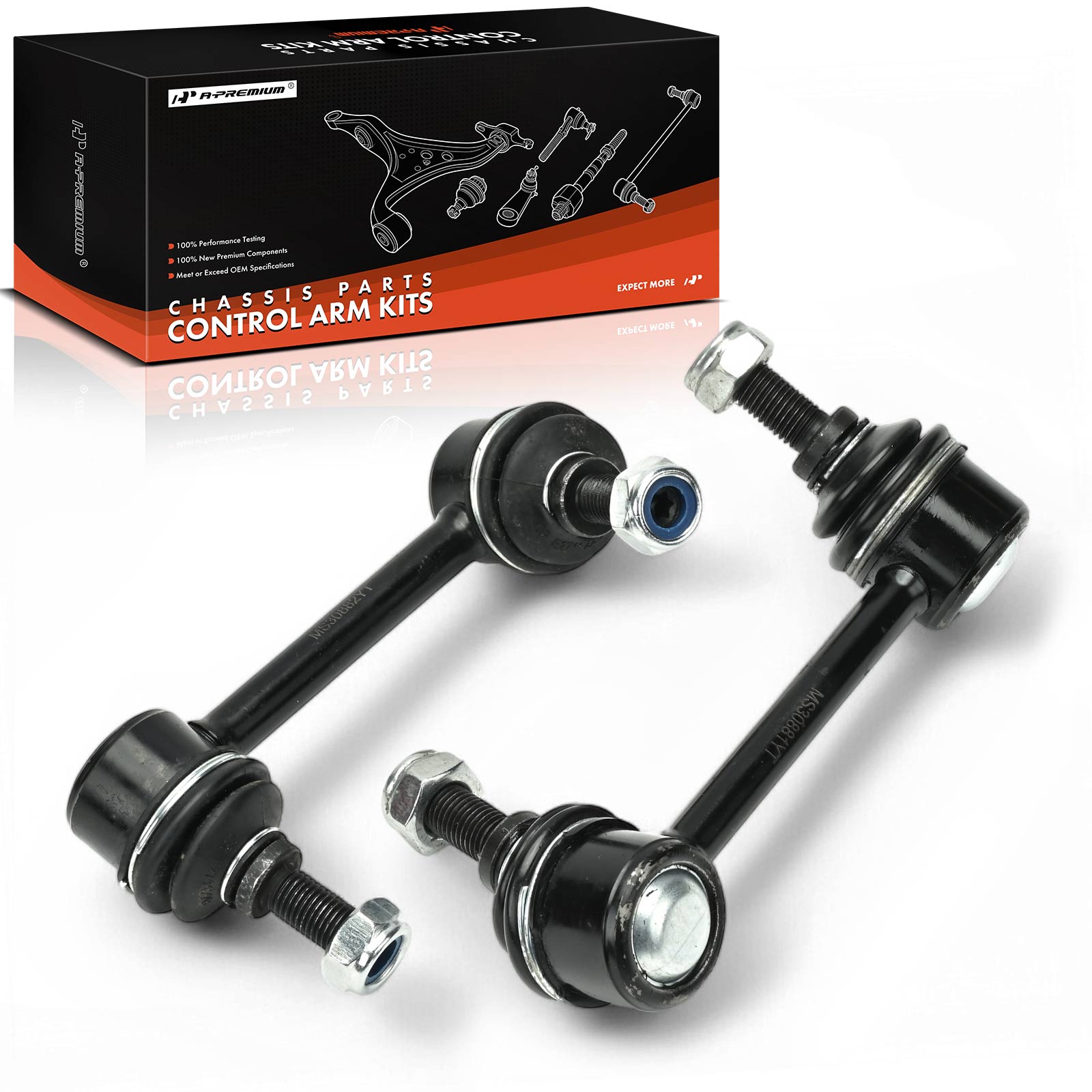APCA8344 2 Pcs Rear Suspension Stabilizer Bar Link