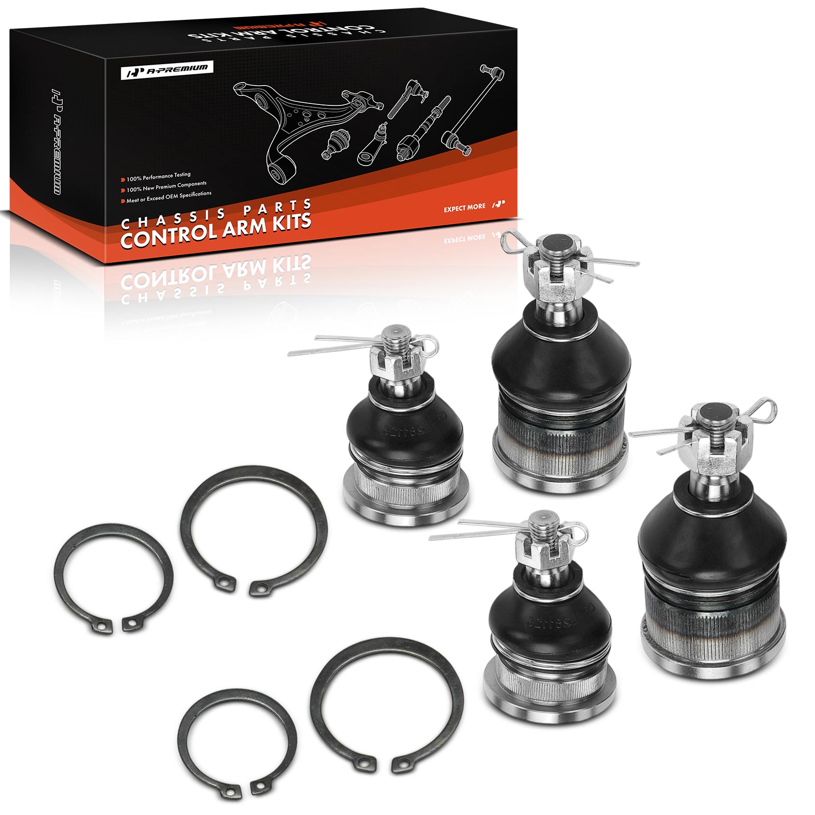 APCA8414 4 Pcs Ball Joint Kit