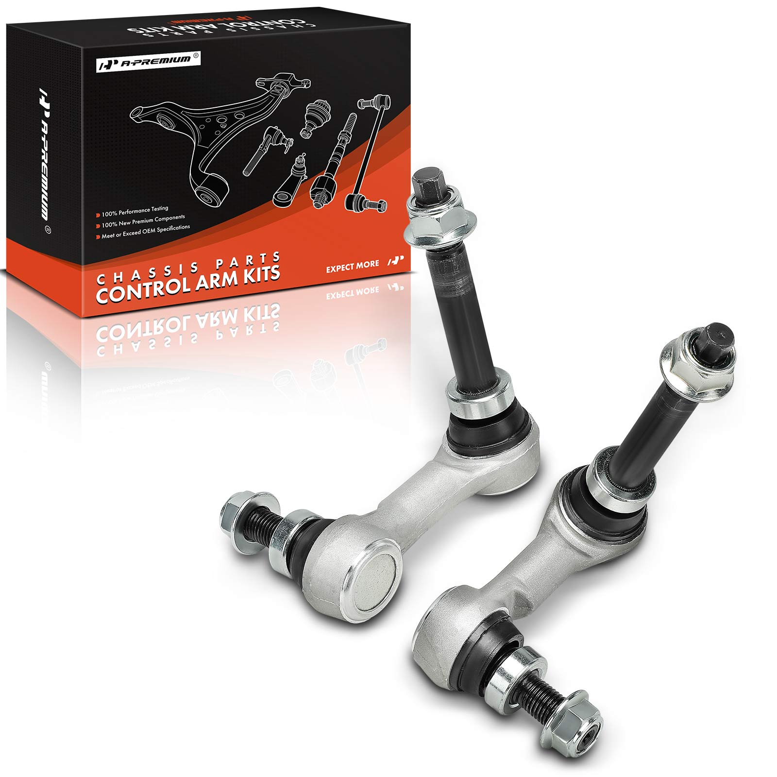 Suspension Stabilizer Bar Link Front Driver & Passenger A-Premium APCA8433