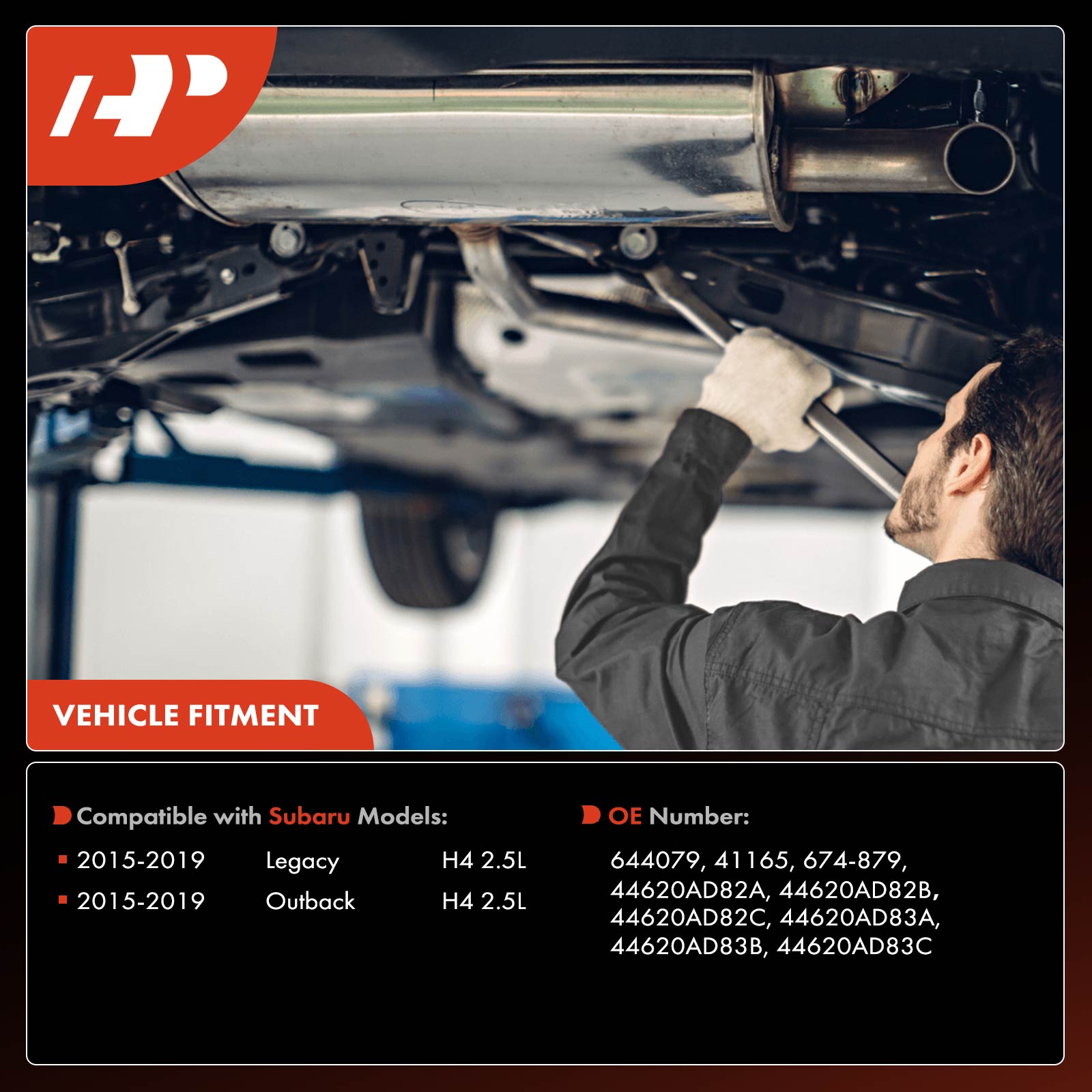 APCCT367 Front Catalytic Converter, Federal EPA Standard, 46-State Legal (Cannot ship to CA, CO, NY or ME) - Image 2