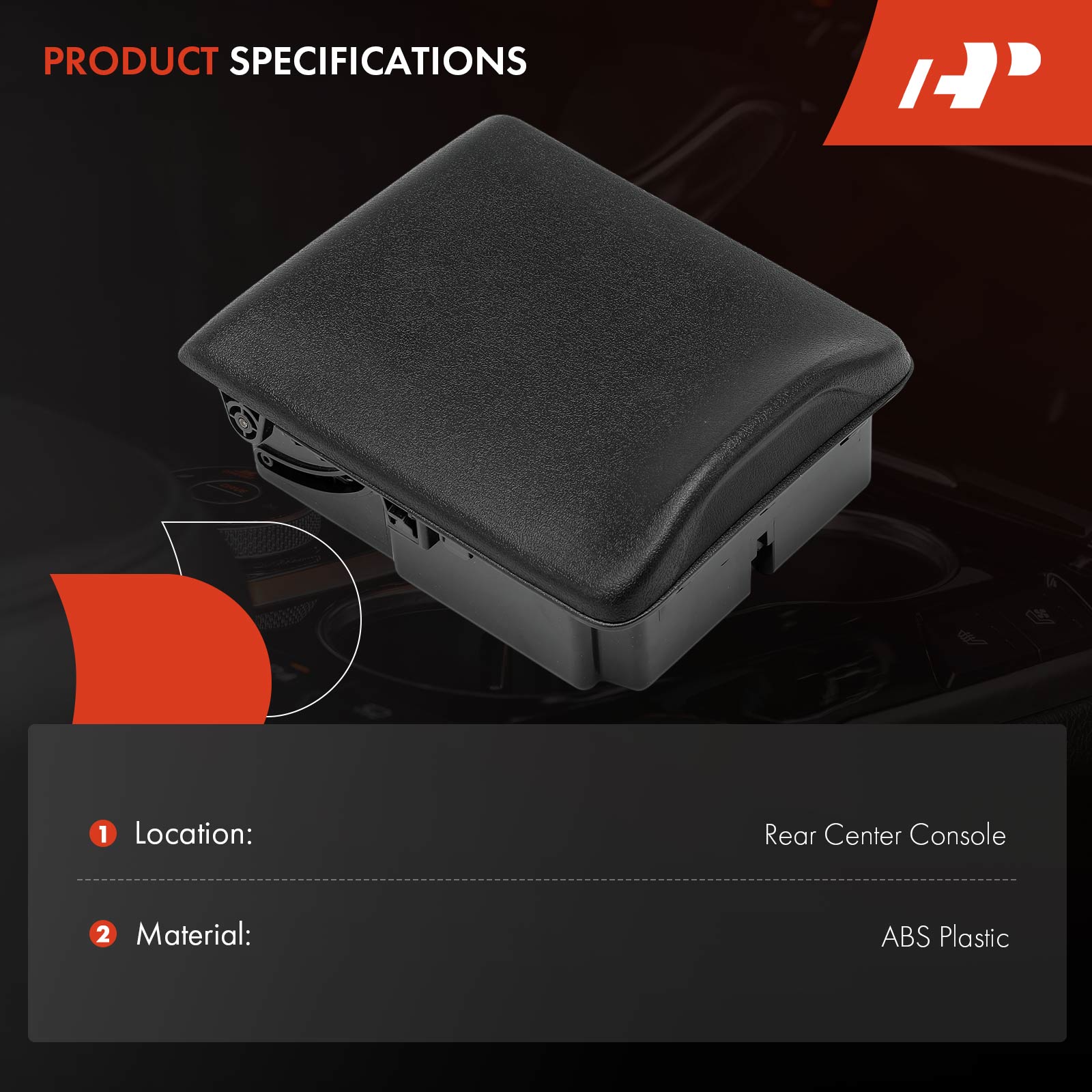 APCPH088 Rear Center Console Cup Holder - Image 2