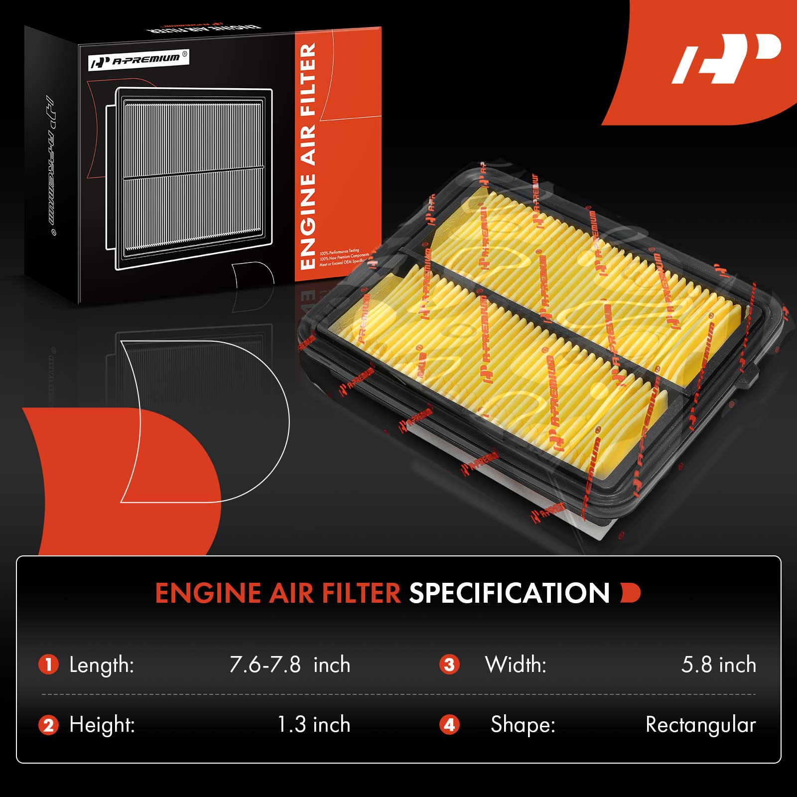 APEAF1244 Engine Air Filter - Image 2