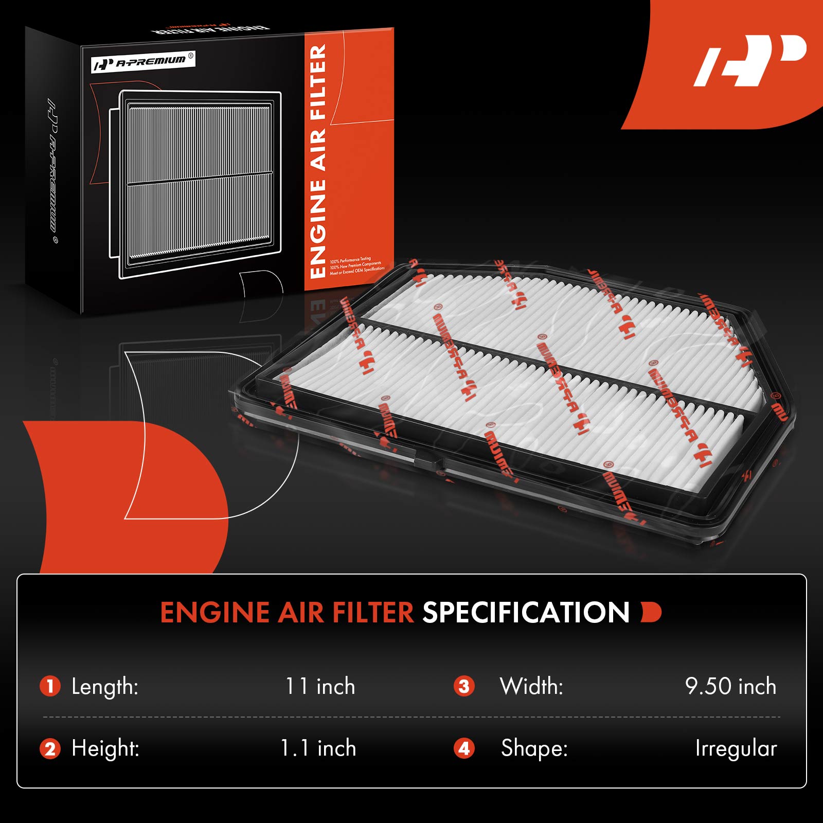 APEAF1476 2 Pcs Engine Air Filter - Image 2