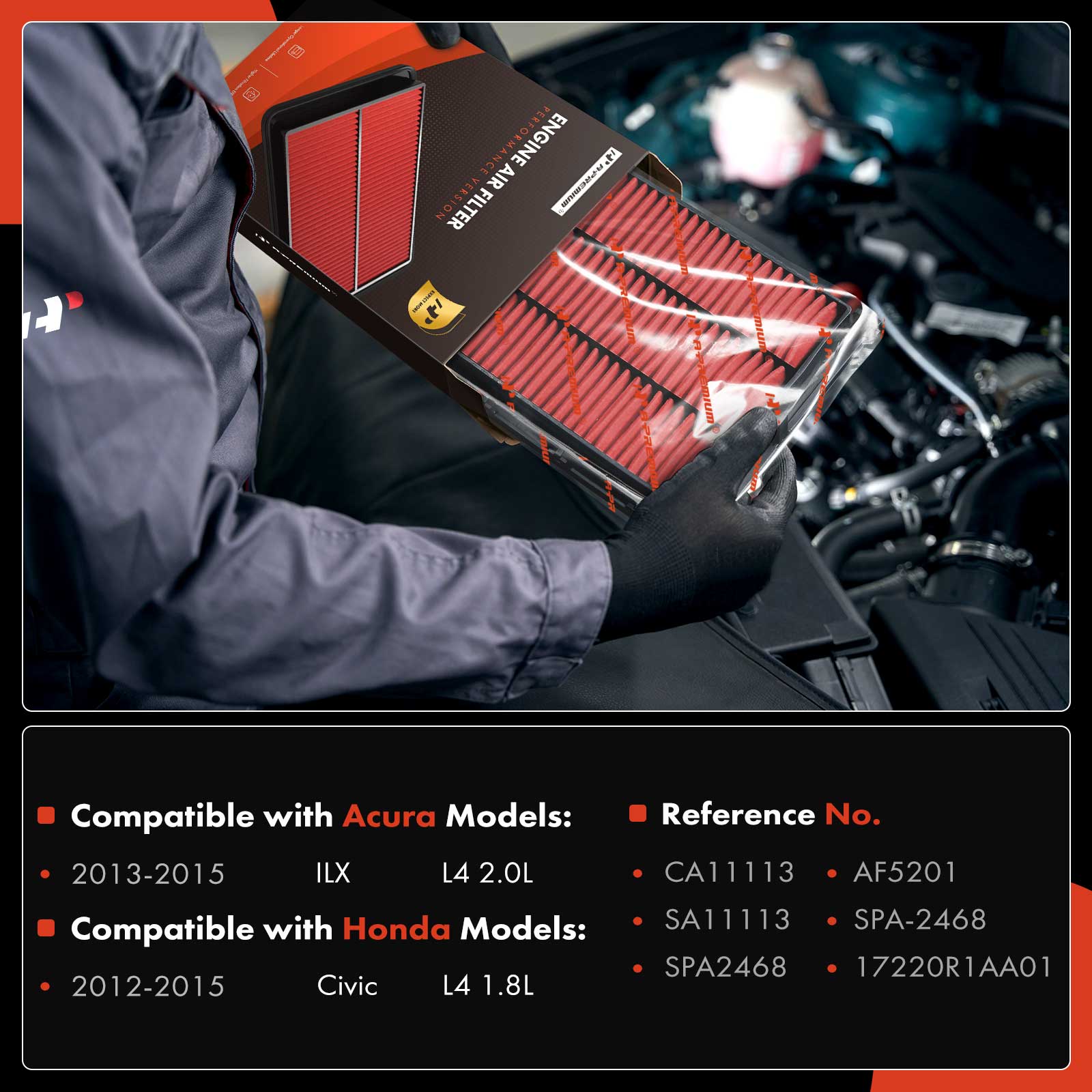 APEAF1611 High Performance Engine Air Filter - Image 2