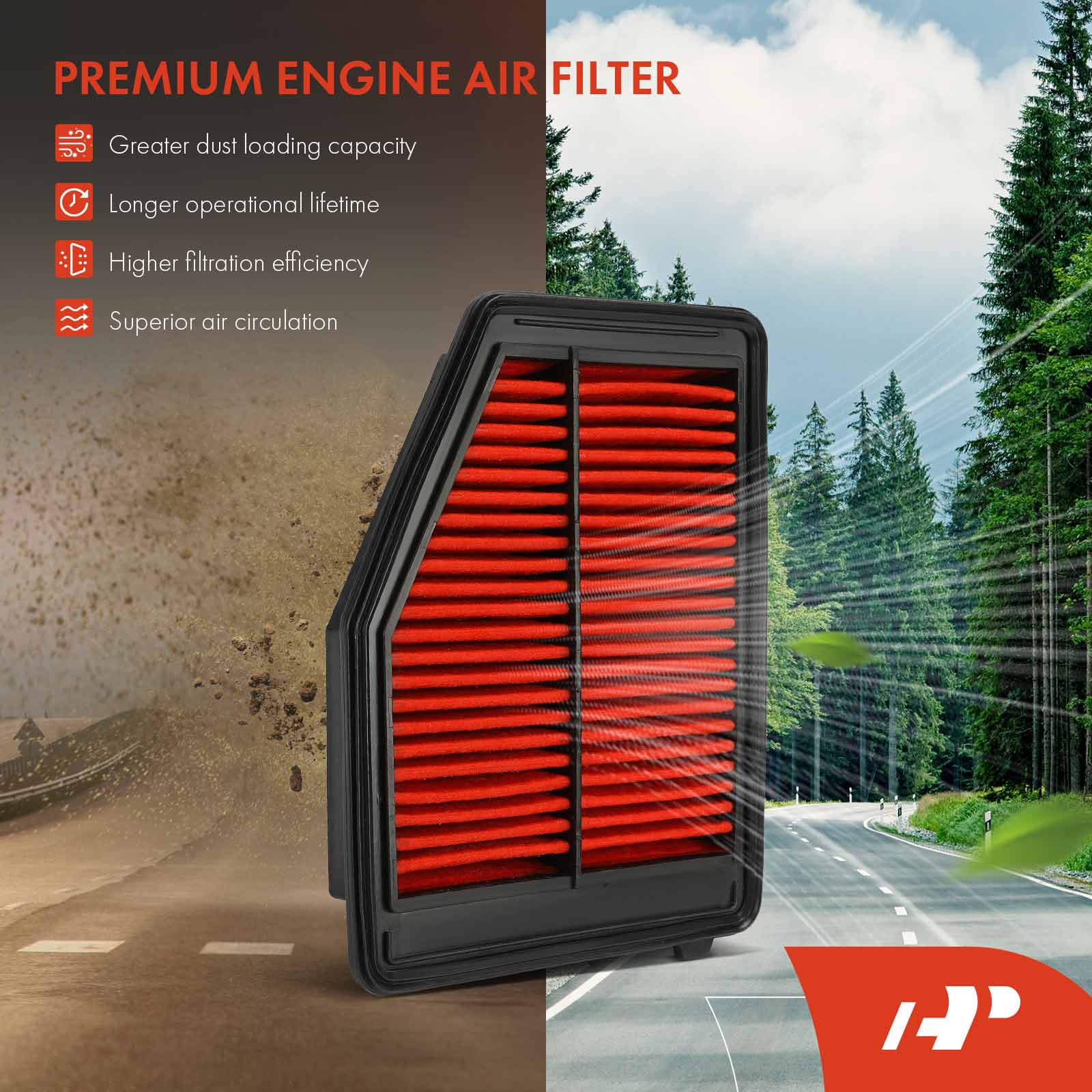 APEAF1611 High Performance Engine Air Filter - Image 3