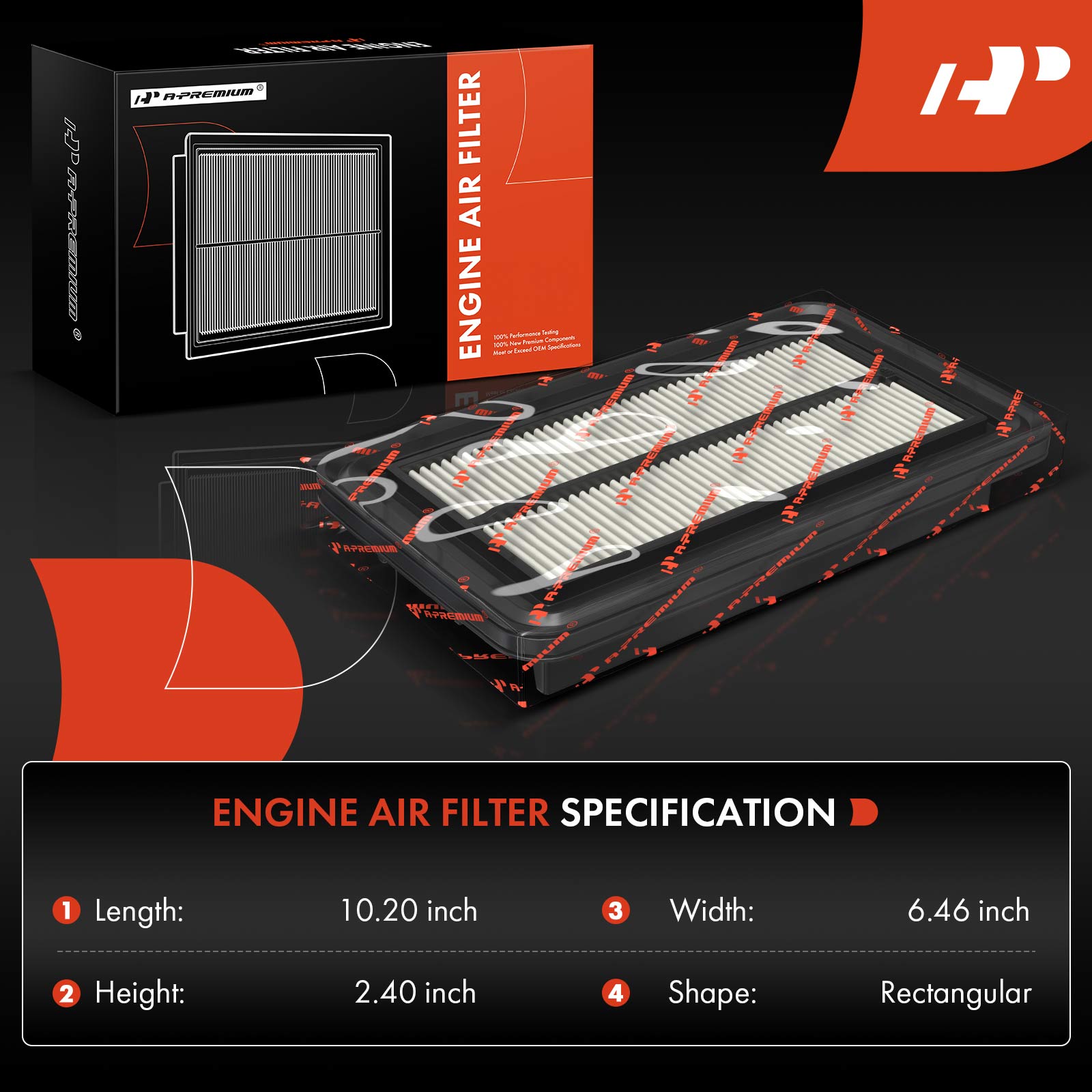 APEAF198 Engine Air Filter - Image 3