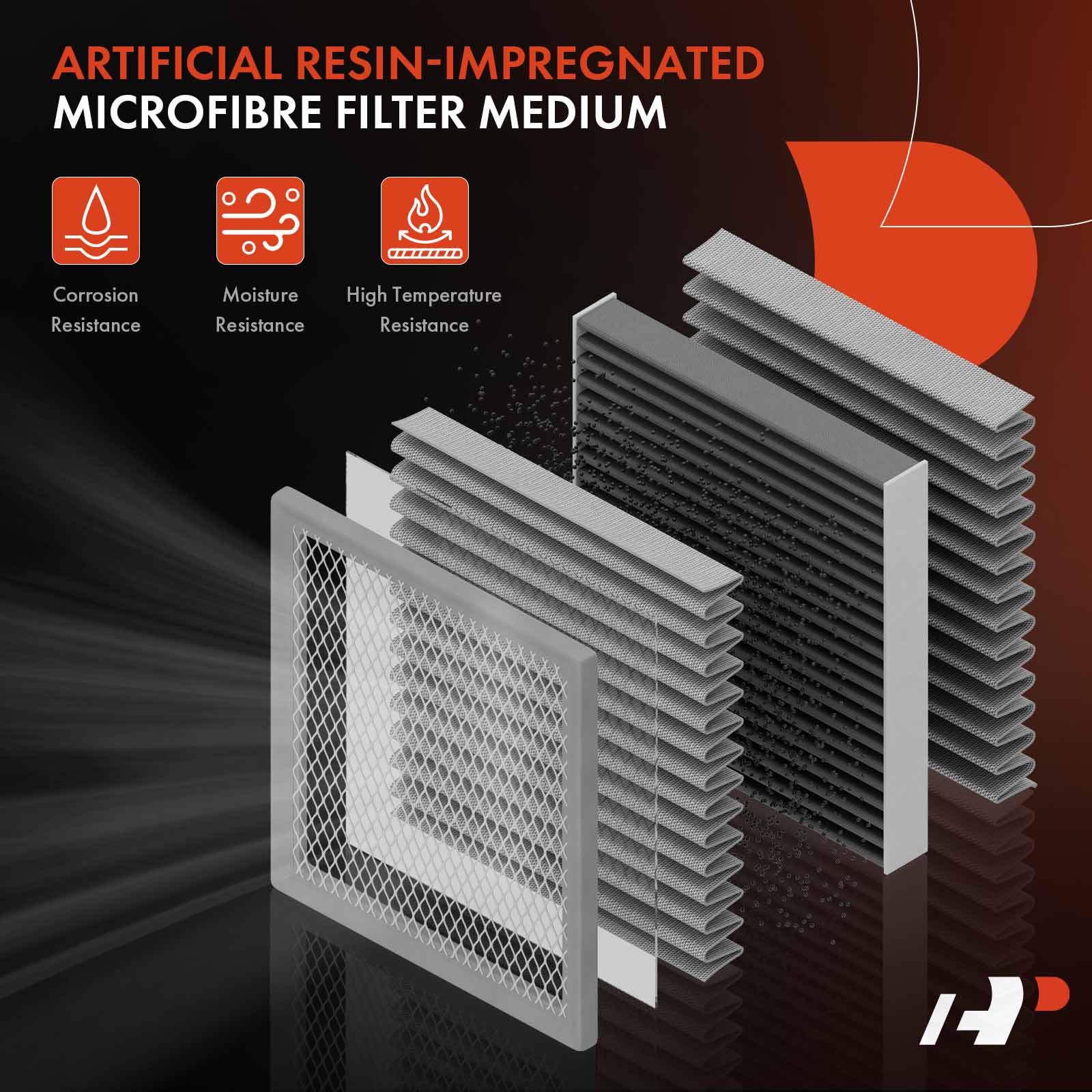 APEAF488 Engine Air Filter with Rigid Panel - Image 4