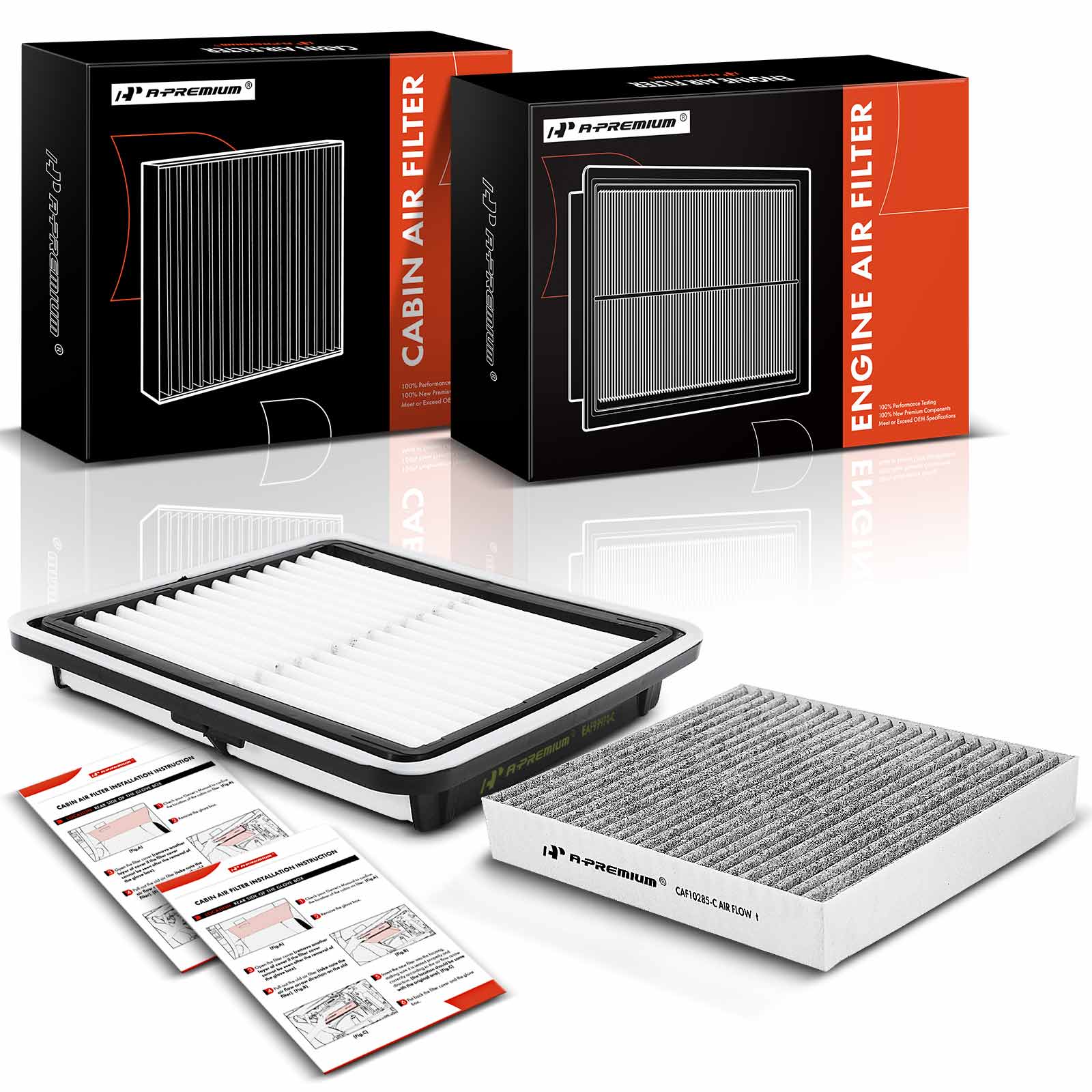 APEAF929 Engine & Activated Carbon Cabin Air Filter