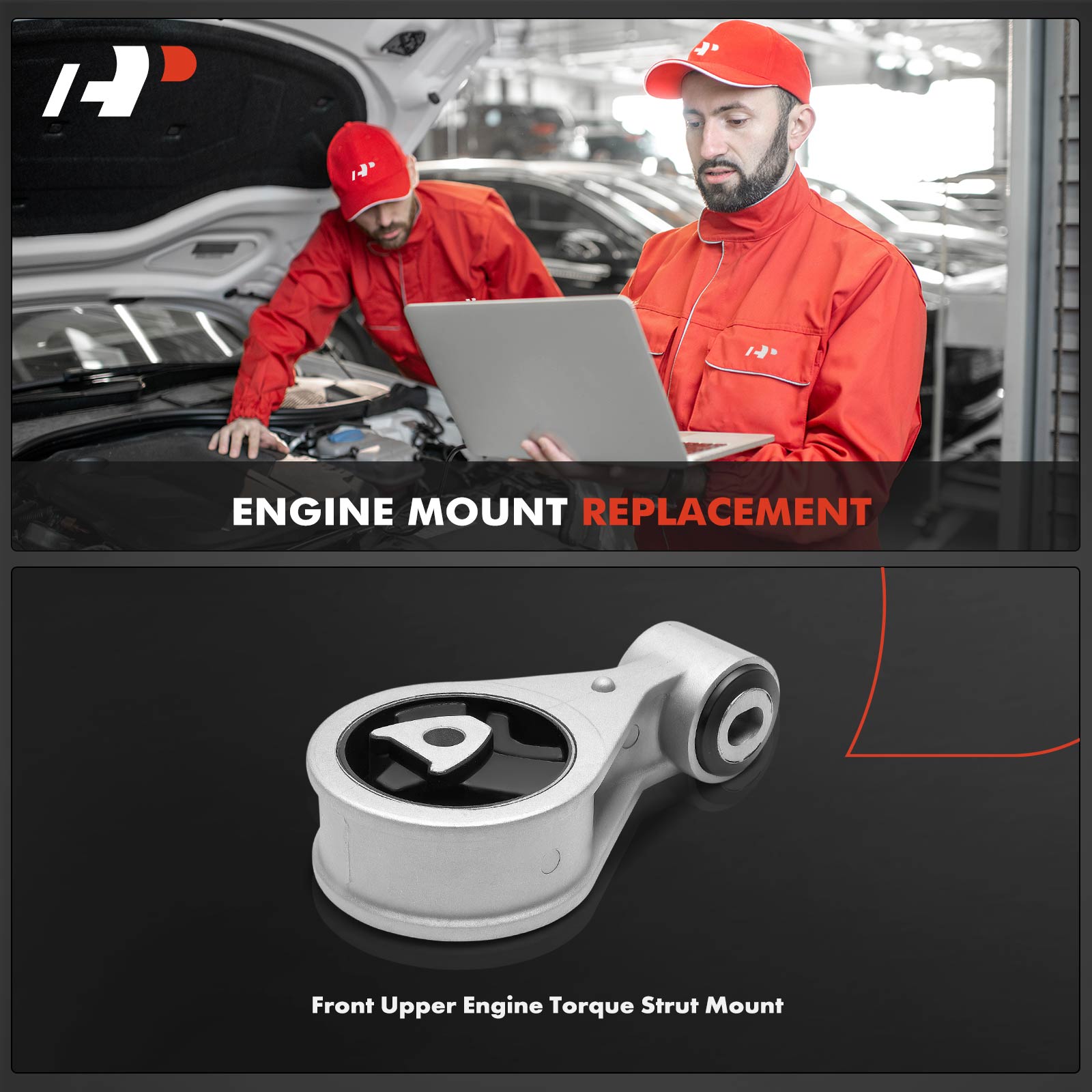 APEM1703 Front Upper Engine Torque Strut Mount - Image 2