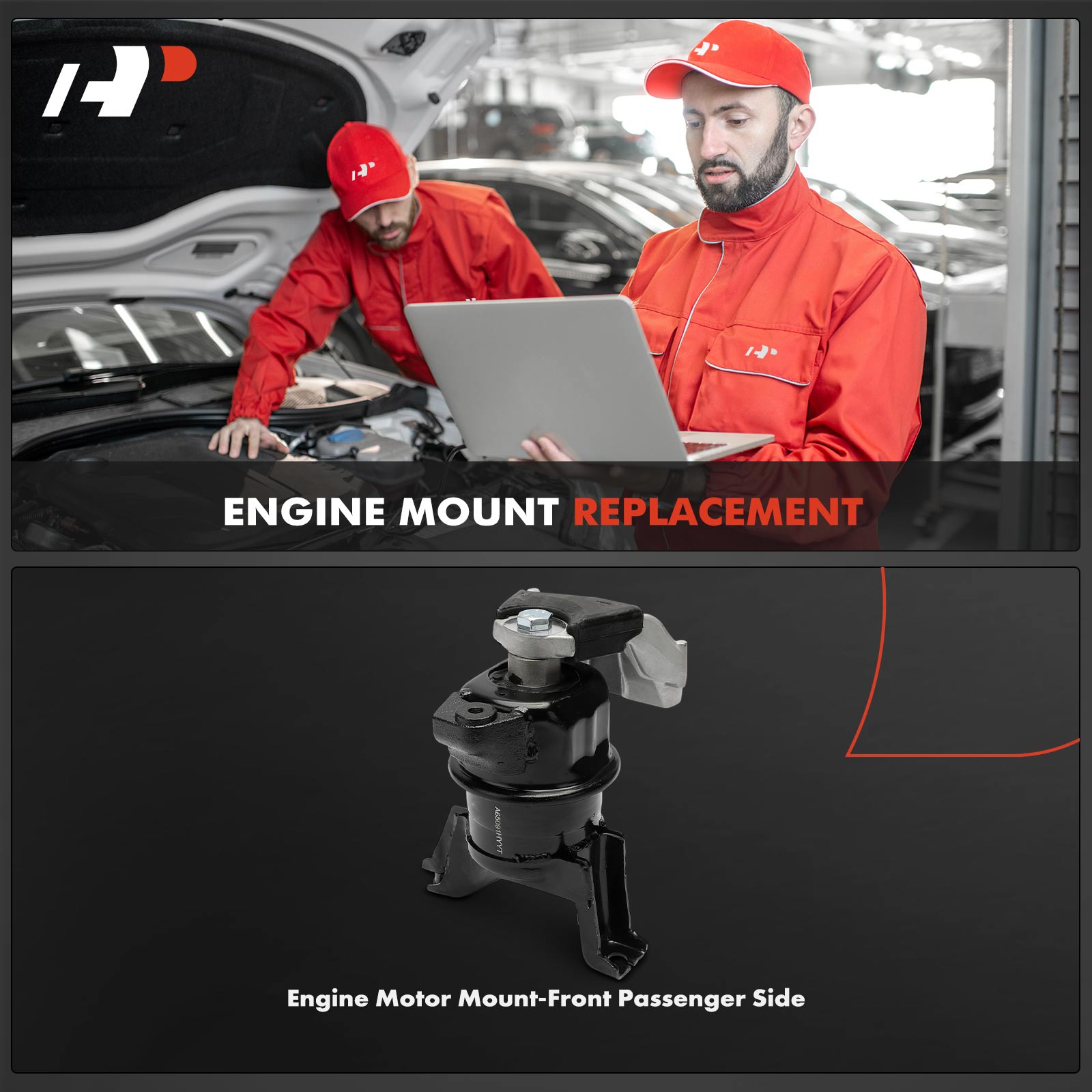 APEM1778 Front Passenger or Front Engine Motor Mount - Image 2