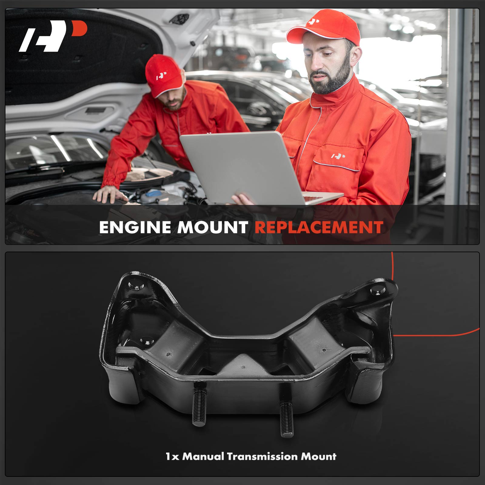 APEM1984 Front Manual Transmission Mount - Image 2