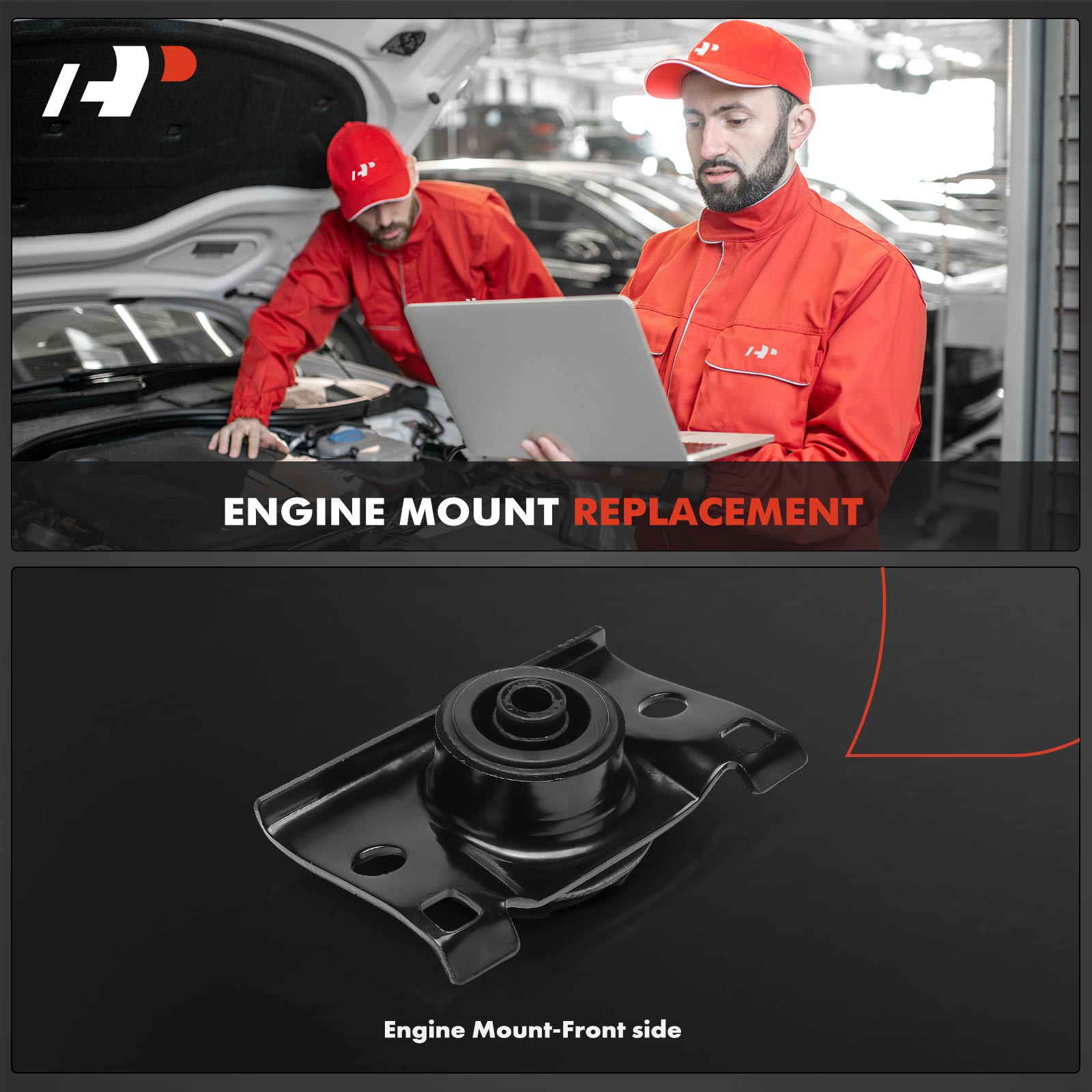 APEM2211 Front Driver or Passenger Engine Motor Mount - Image 2
