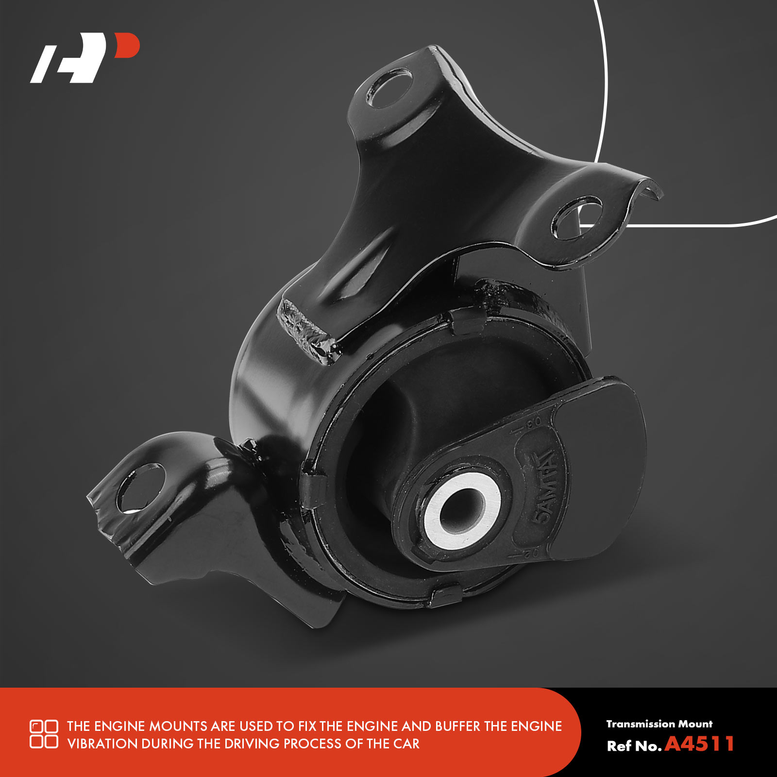 APEM266 3-Pc Front Engine Motor Mount & Transmission Mount Kit - Image 5