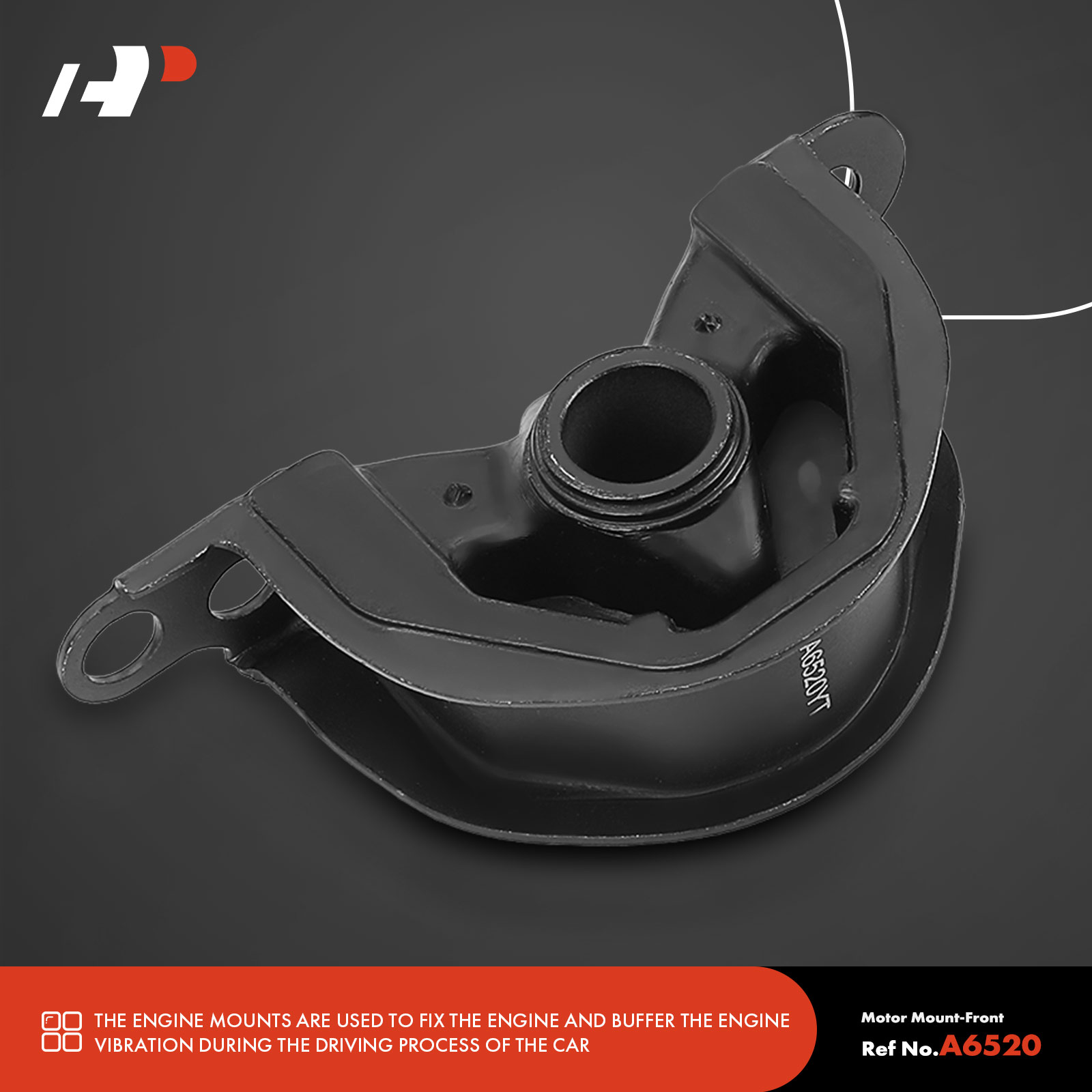APEM565 3-Pc Front Engine Motor Mount Kit - Image 4