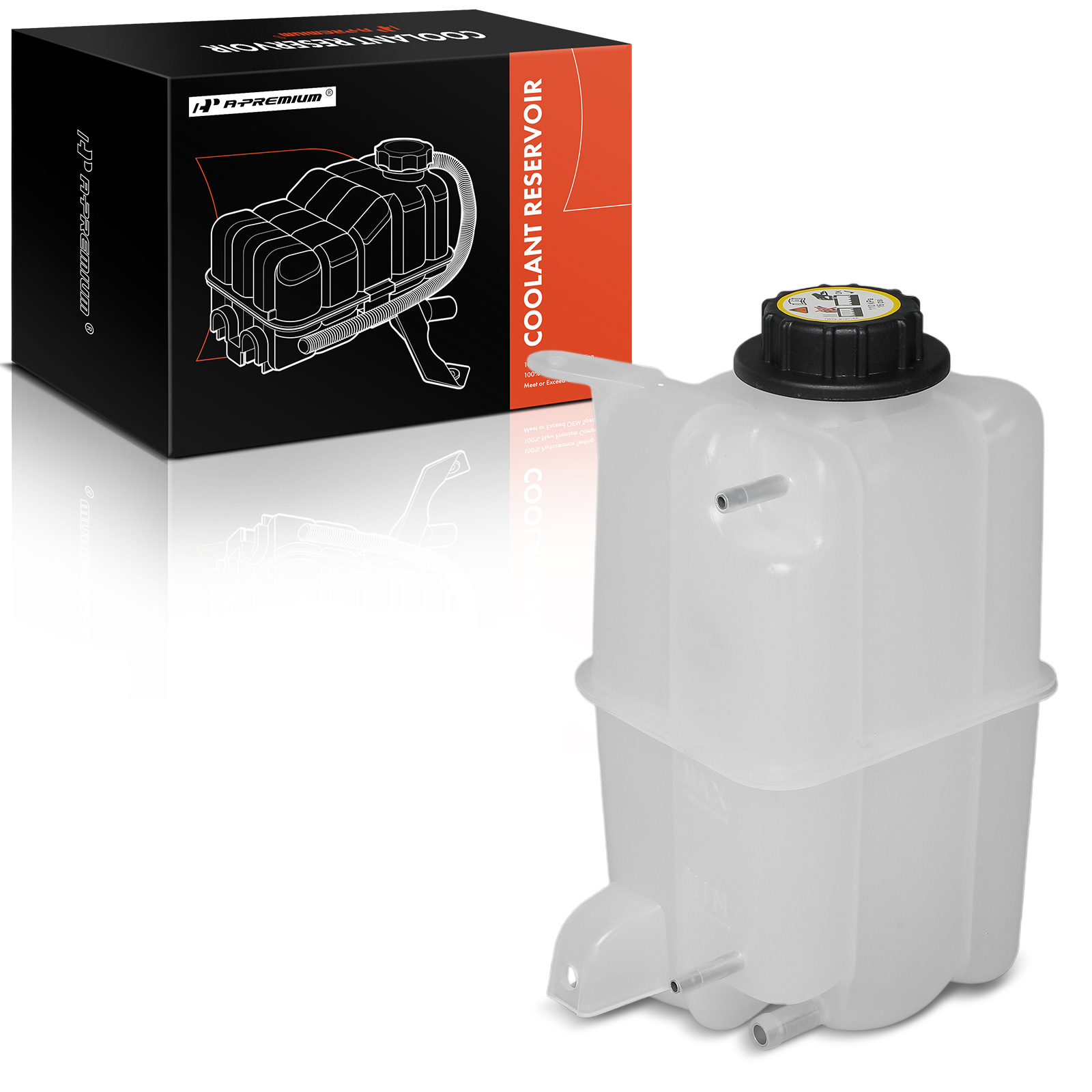 APET0416 Front Engine Coolant Reservoir Tank with Cap