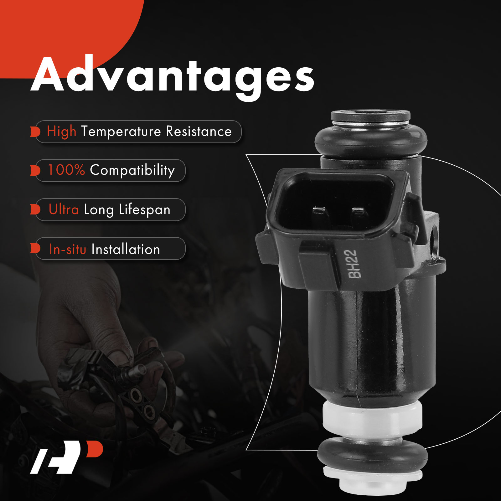 APFI439 4 Pcs Fuel Injectors - Image 4
