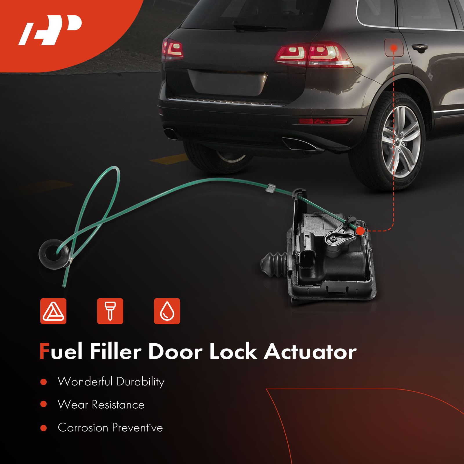 APFLA002 Fuel Flap Lock Actuator Gas Door Assembly - Image 2
