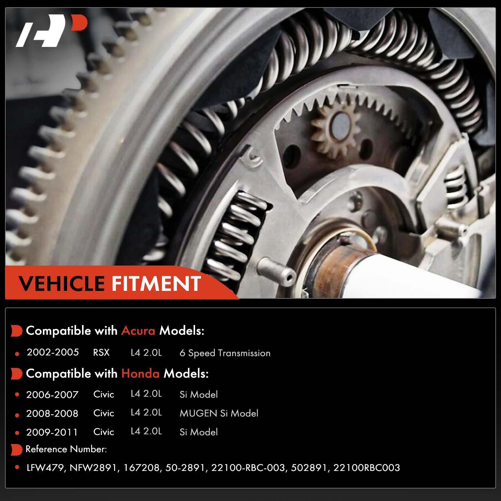APFLW112 Clutch Flywheel 8 Holes 119 Teeth - Image 2