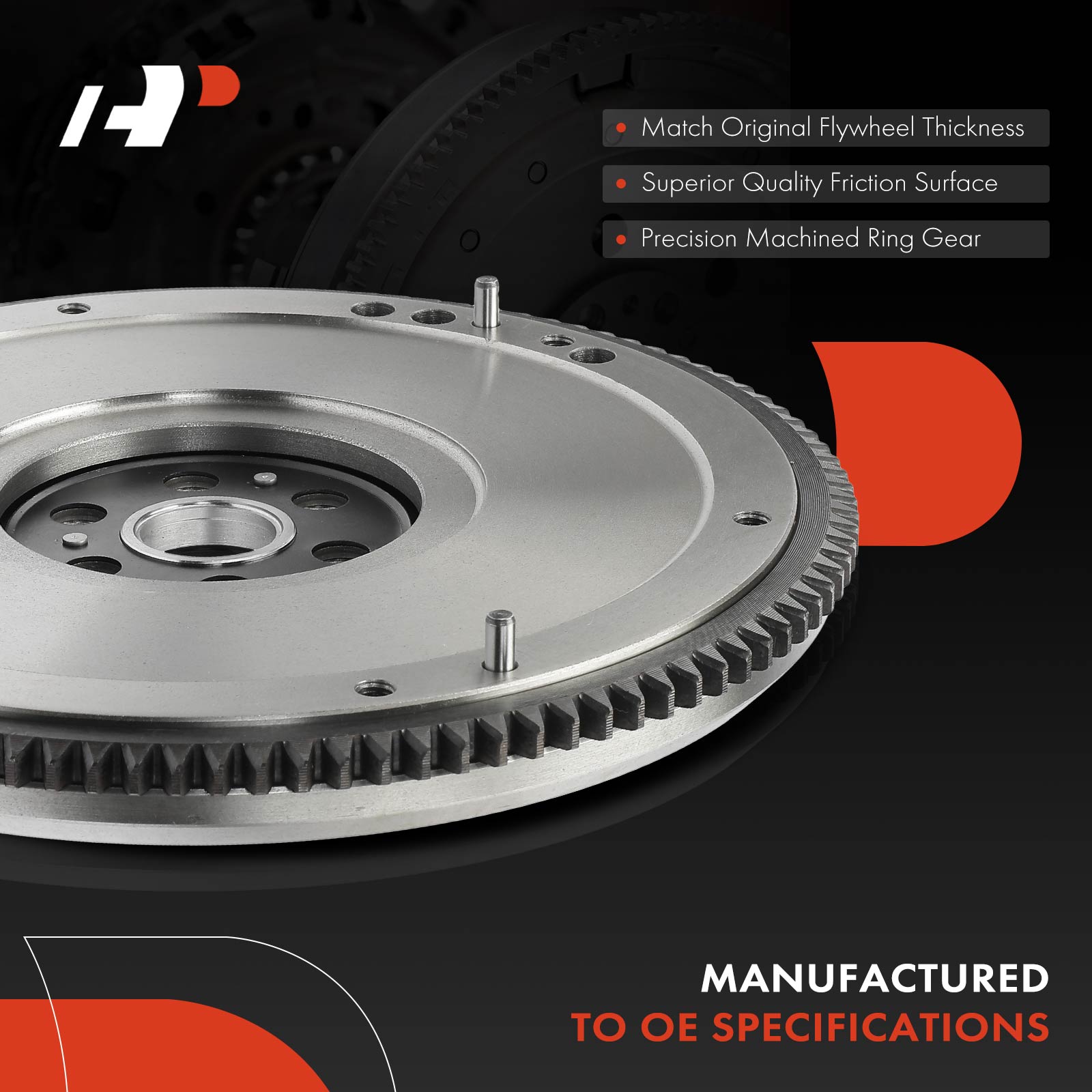 APFLW117 Clutch Flywheel 6 Holes 109 Teeth - Image 3