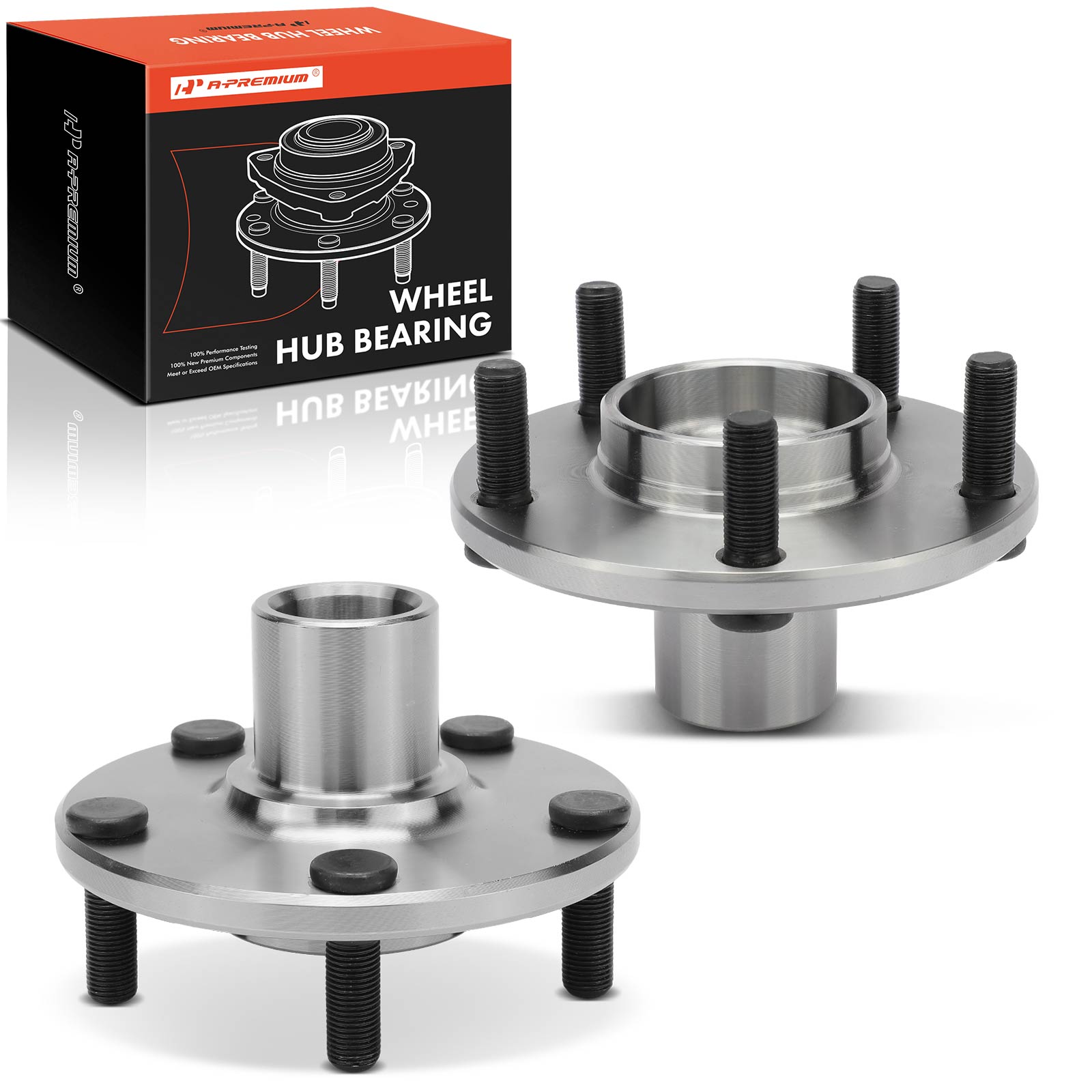 APHB1668 2 Pcs Front Wheel Bearing Hub Assembly