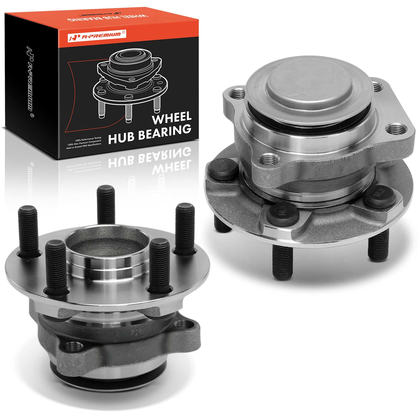 APHB1754 2 Pcs Front Wheel Bearing Hub Assembly