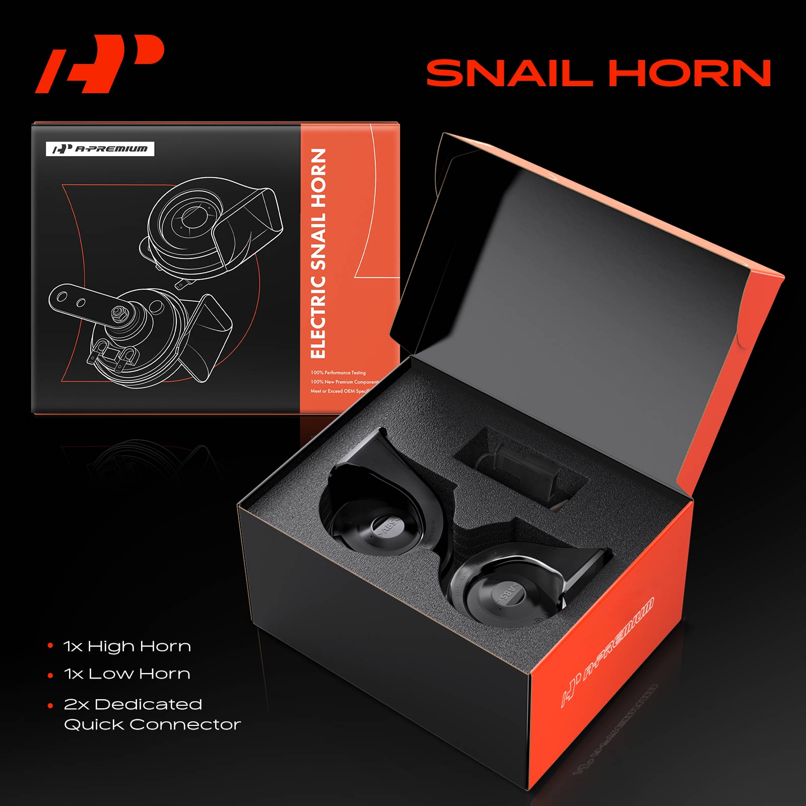 APHORN90 2 Pcs Snail Horn - Image 3