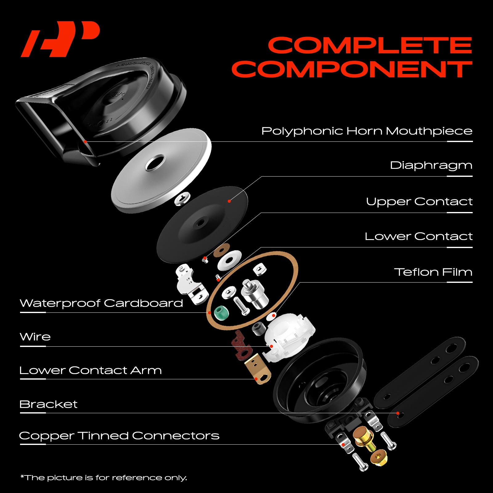 APHORN90 2 Pcs Snail Horn - Image 4
