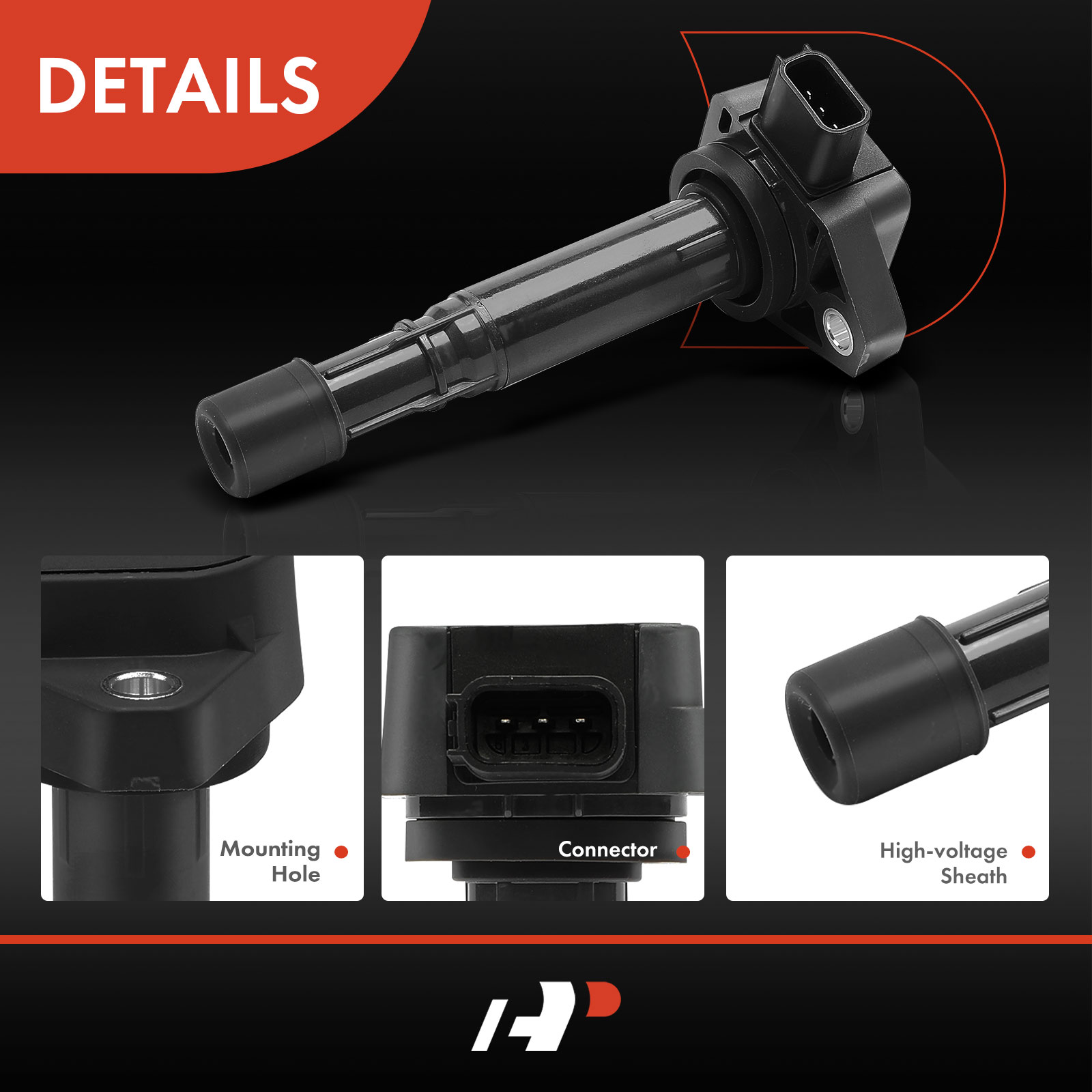 APIC0156 Ignition Coil with 3 Pins - Image 5
