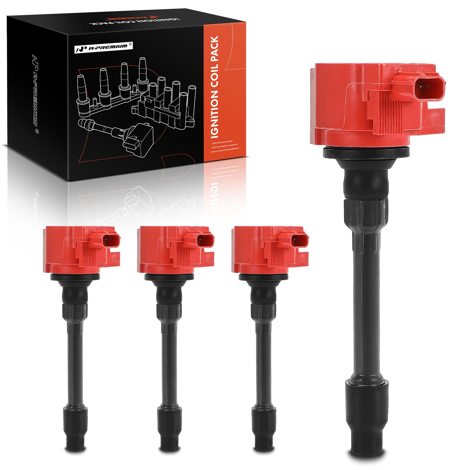 APIC1065 4 Pcs Ignition Coils