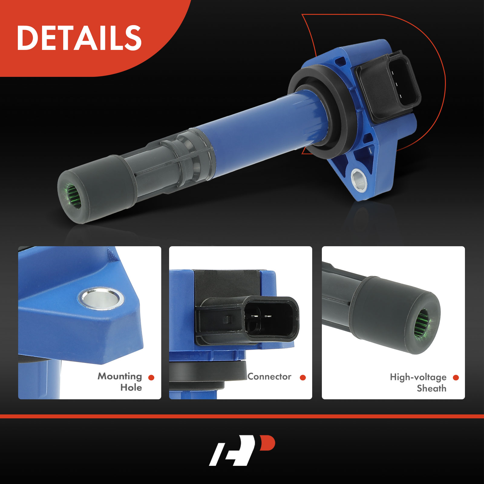 APIC1089 4 Pcs Blue Ignition Coils - Image 5