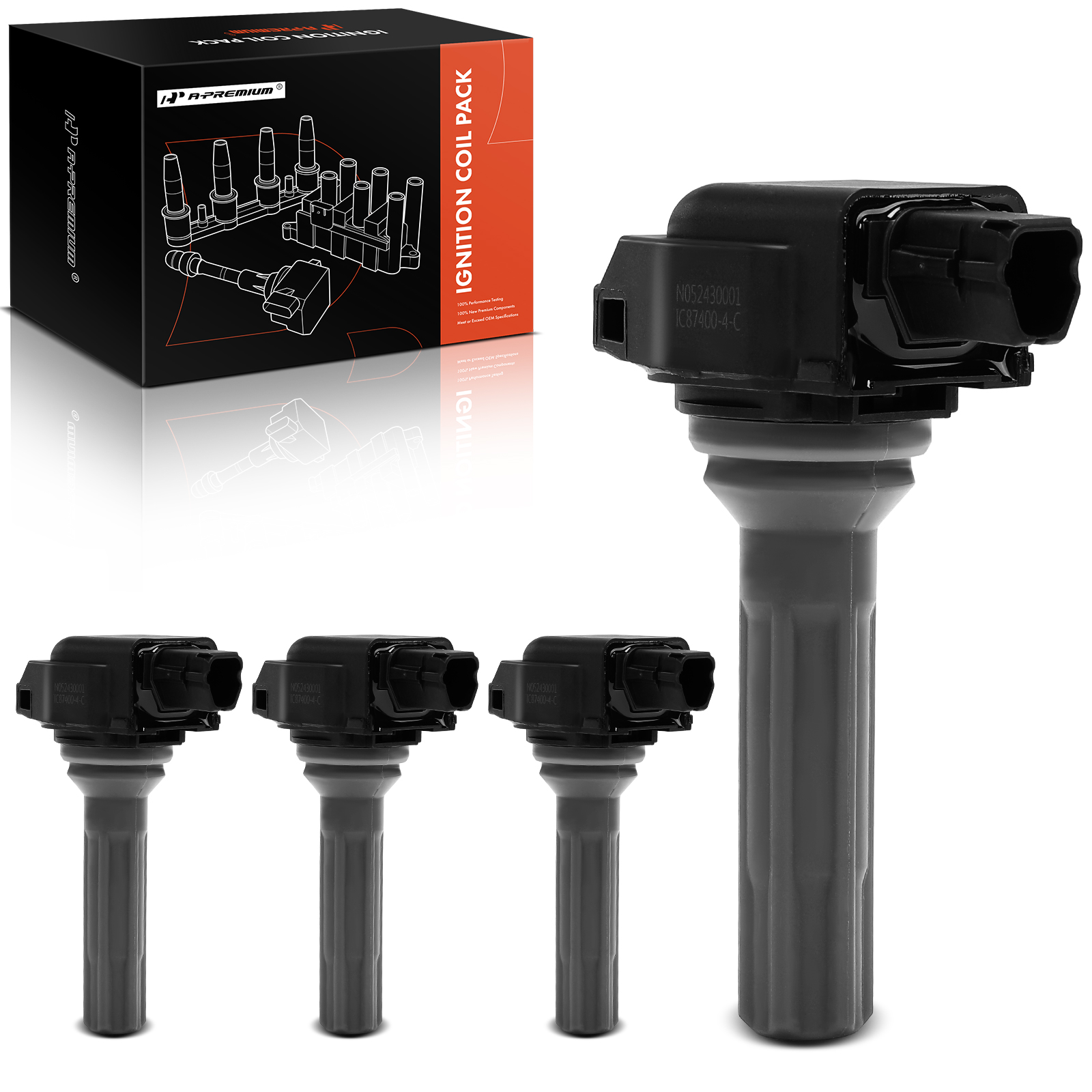 APIC1231 4 Pcs Ignition Coils
