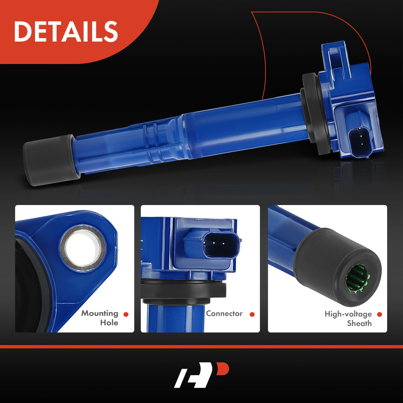 APIC1504 4 Pcs Blue Ignition Coil - Image 5