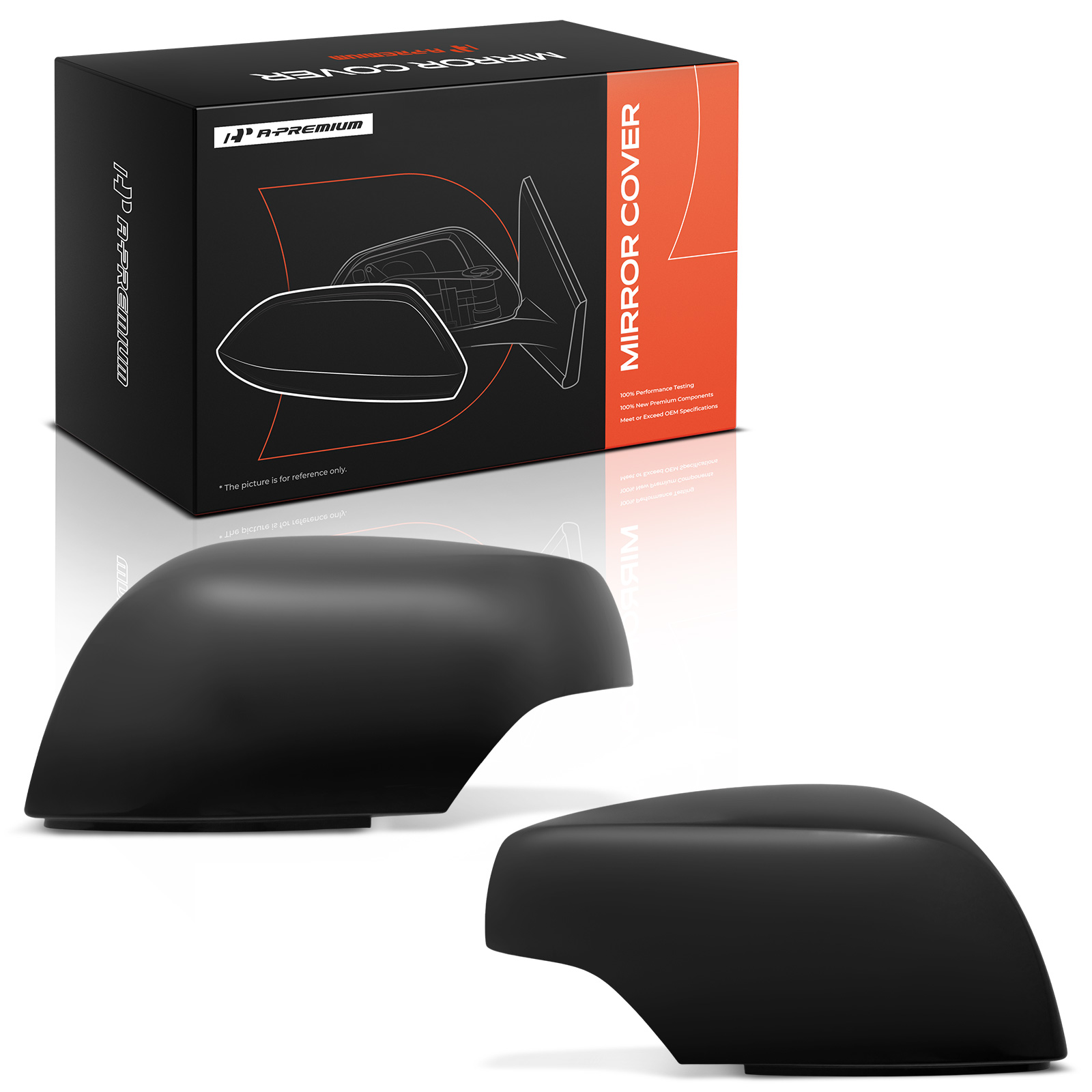 APMCR101 2 Pcs Mirror Cover Cap
