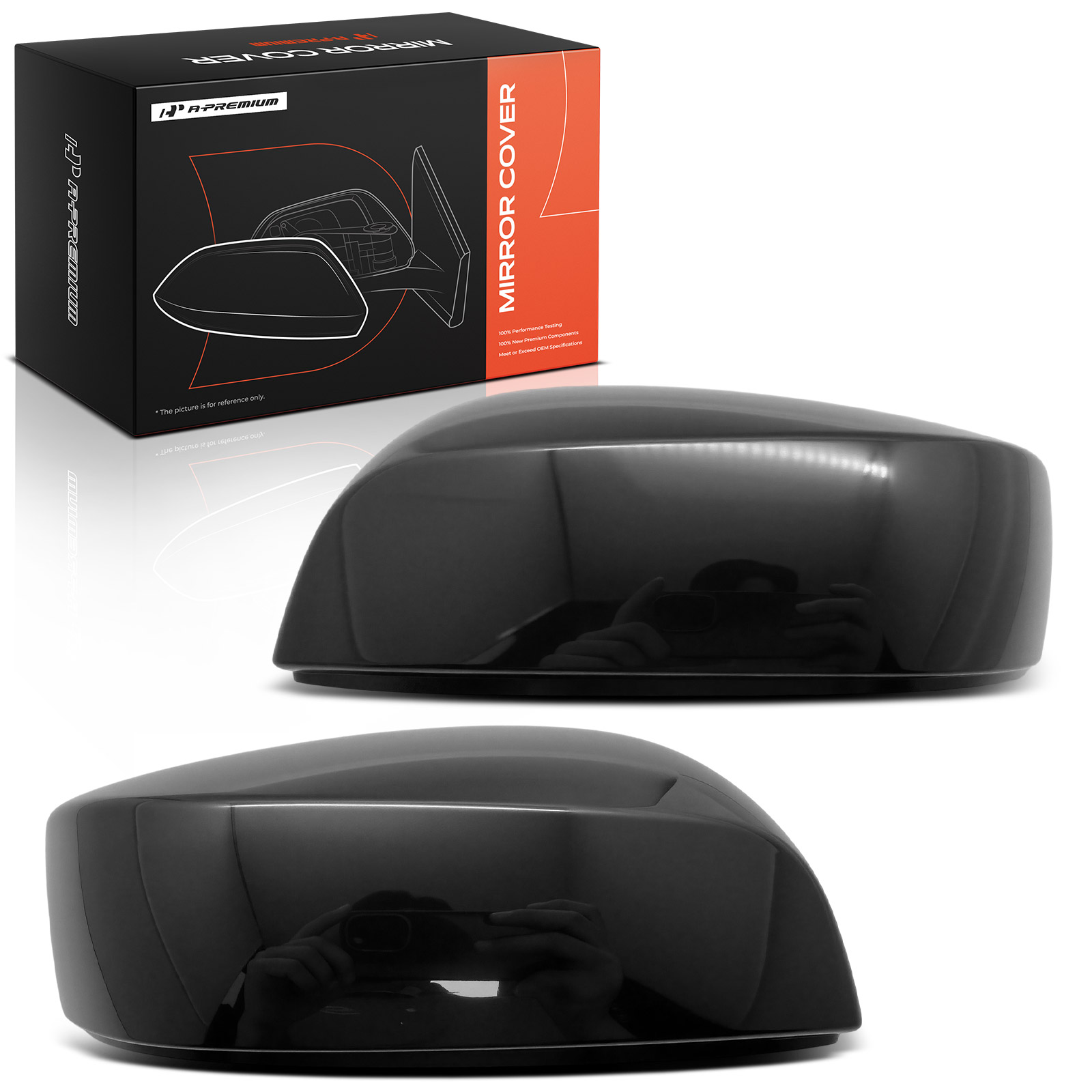 APMCR119 2 Pcs Mirror Cover Cap