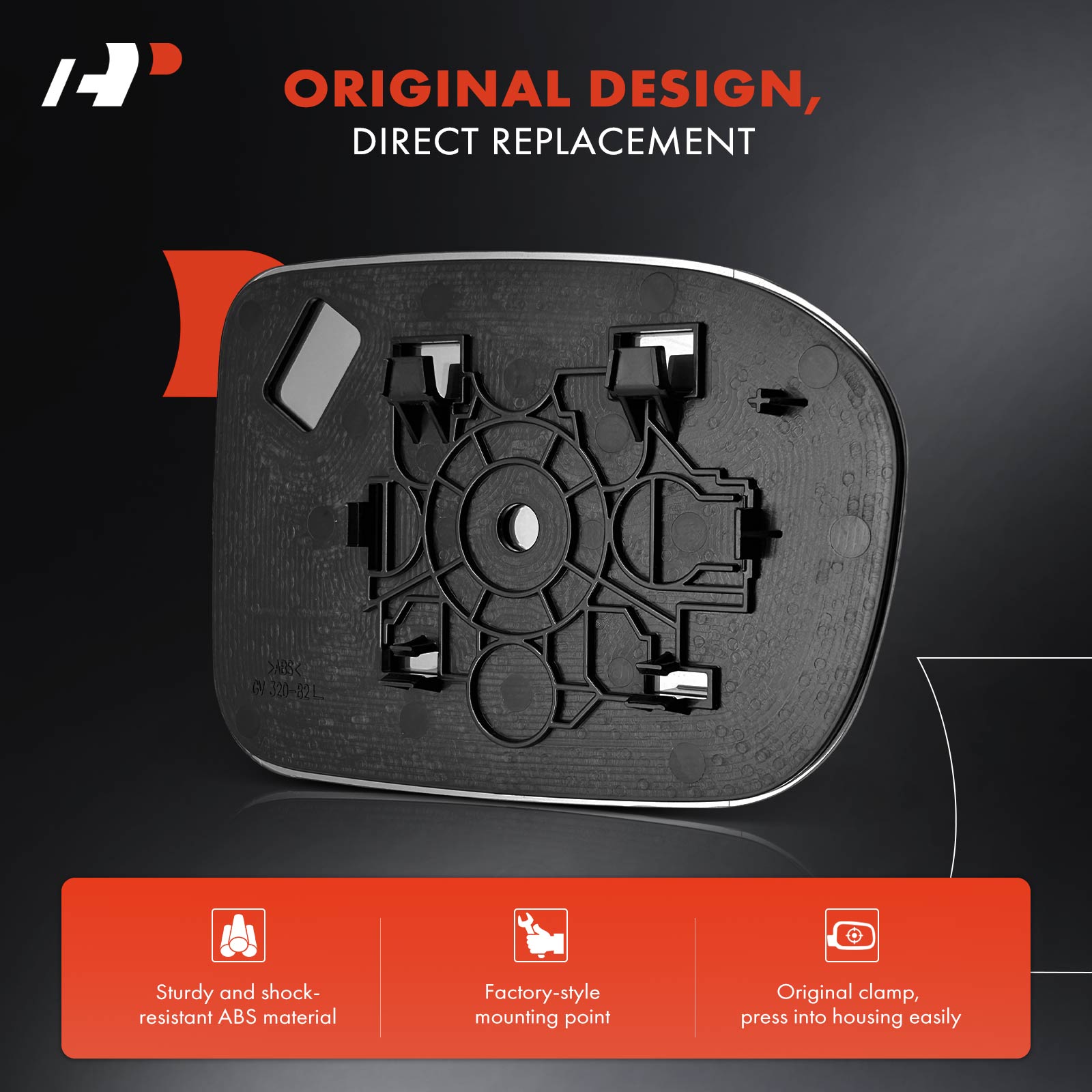 APMGS467 Driver Mirror Glass with Manual Adjust - Image 5