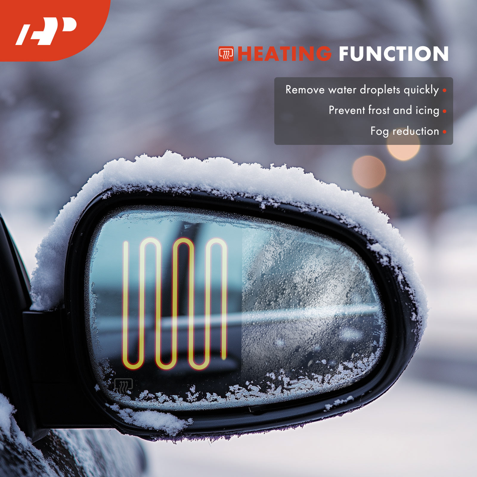 APMGS470 Driver Mirror Glass Heated with Power Adjust - Image 5