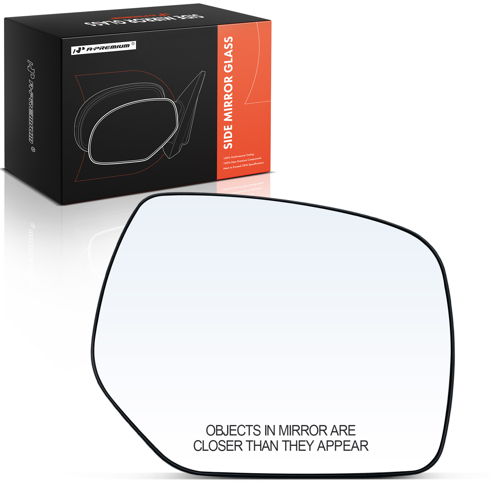 APMGS558 Passenger Mirror Glass without Heated