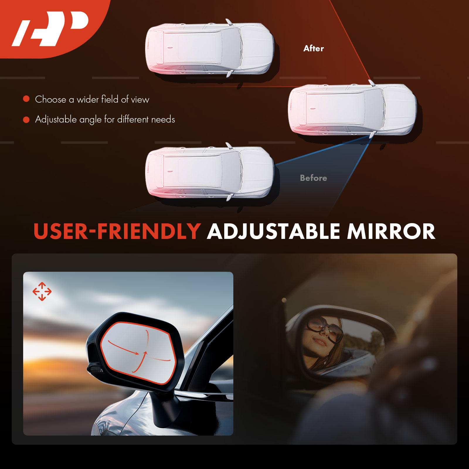 APMI2680TW Manual Mirror - Image 5