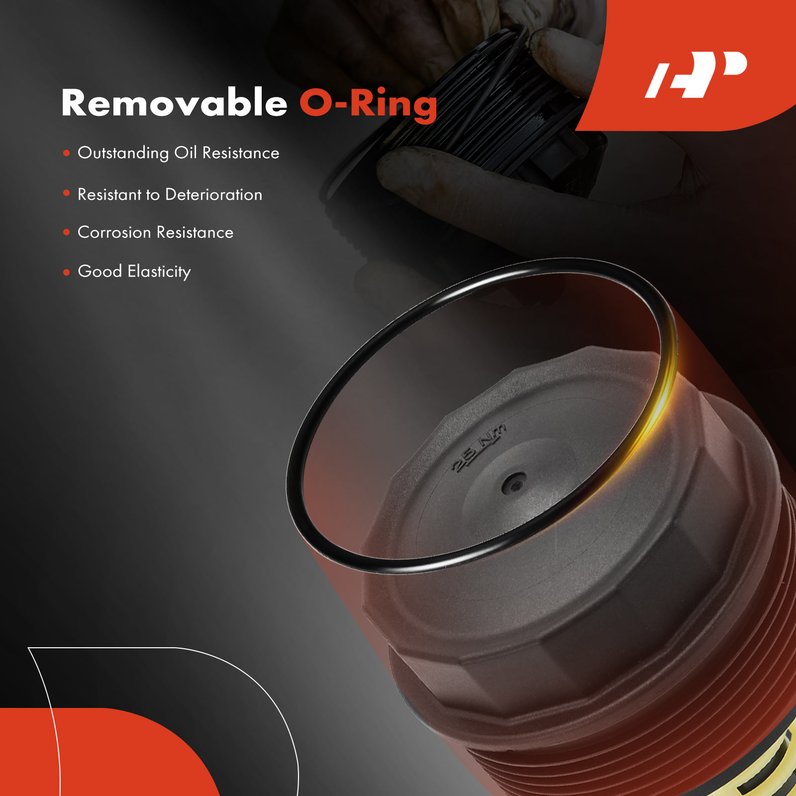 APOFH093 Engine Oil Filter Housing Cover Cap - Image 4