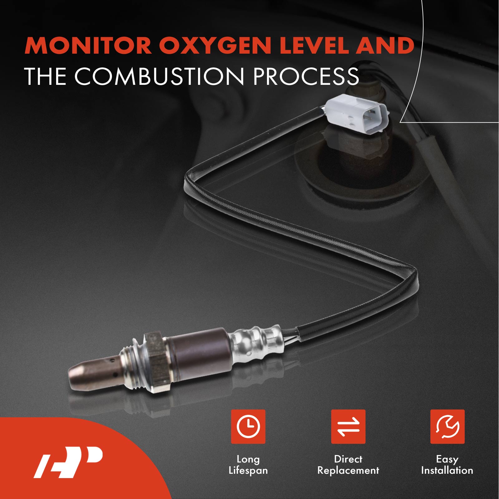 APOS0635 Upstream O2 Oxygen Sensor - Image 2