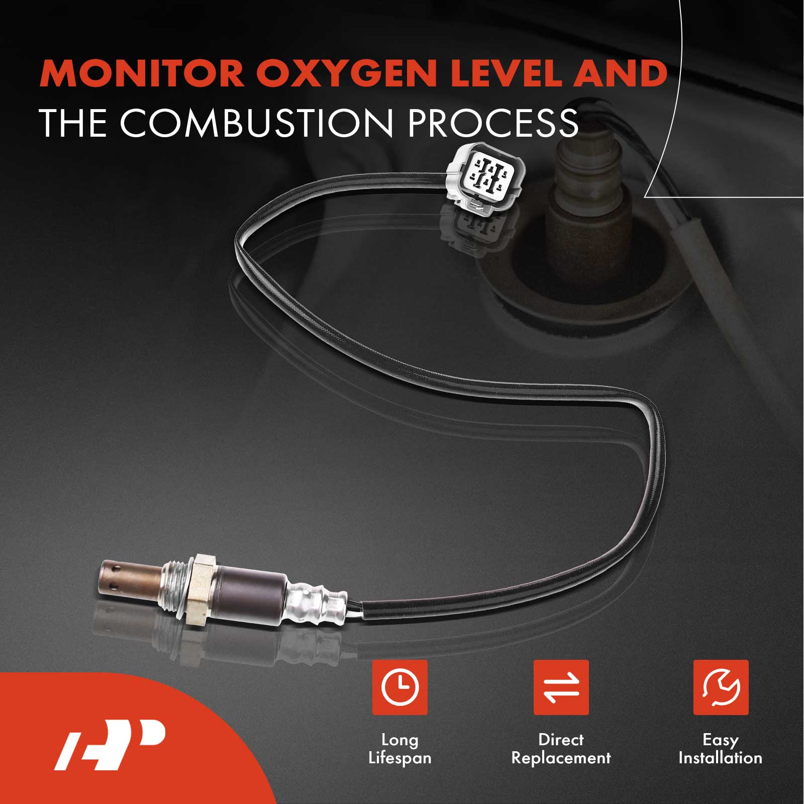 APOS0637 Upstream O2 Oxygen Sensor - Image 2