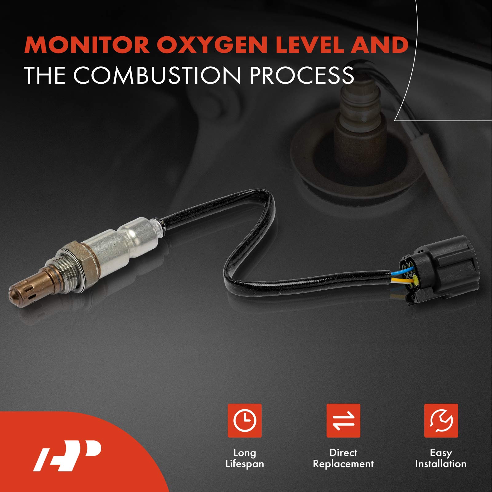 APOS0732 Upstream O2 Oxygen Sensor - Image 2