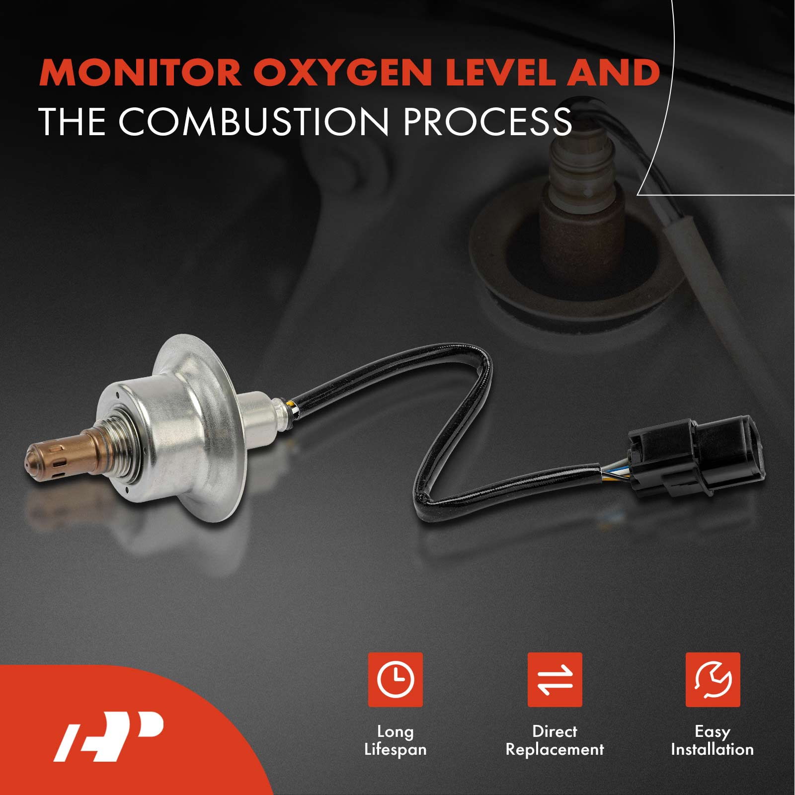 APOS0739 Upstream O2 Oxygen Sensor - Image 2