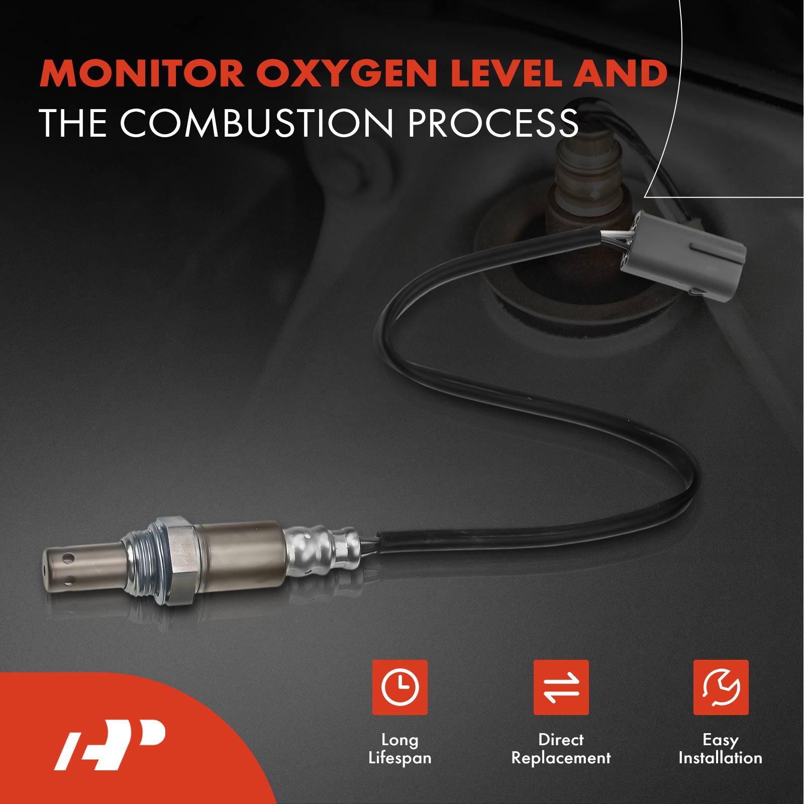 APOS0803 Upstream O2 Oxygen Sensor - Image 2